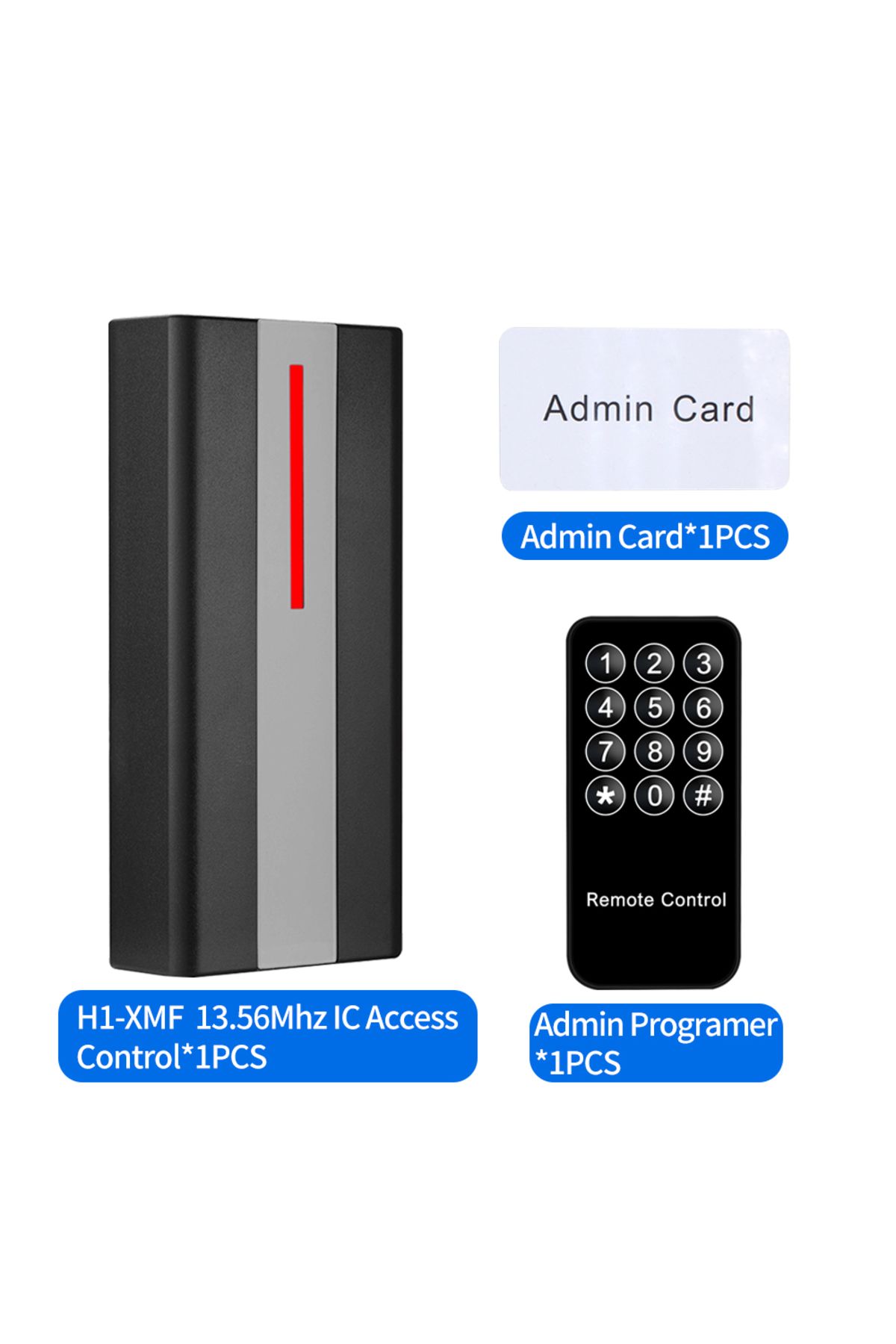 Asia-Teco-Standalone Access Control Machine Proximity RFID Card Reader Entry Door Opener IP68 Waterproof 30... 1