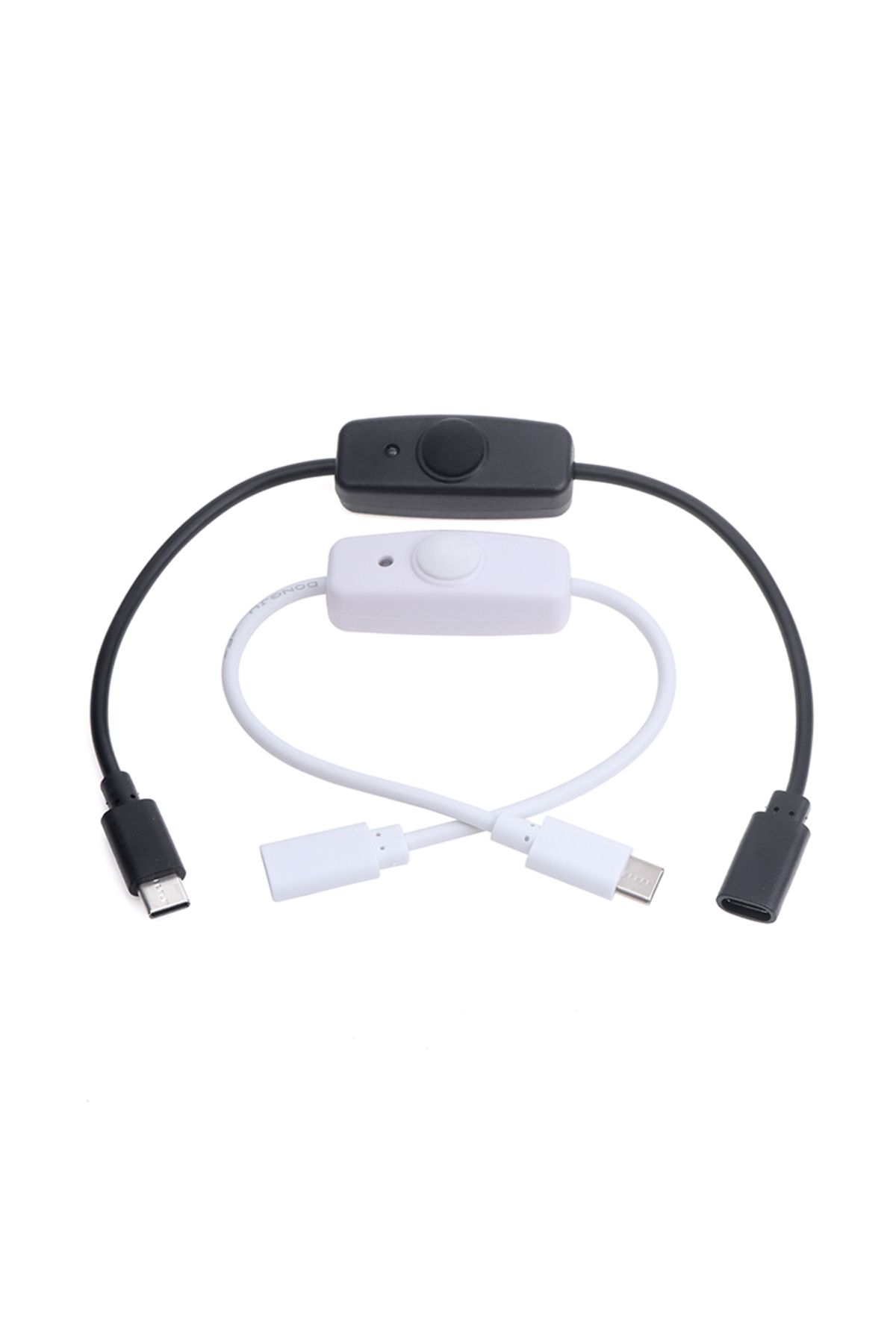 Choice-USB Type C With ON/OFF Switch Power Button 30CM Charging Extension Cable Universal Type-C 5