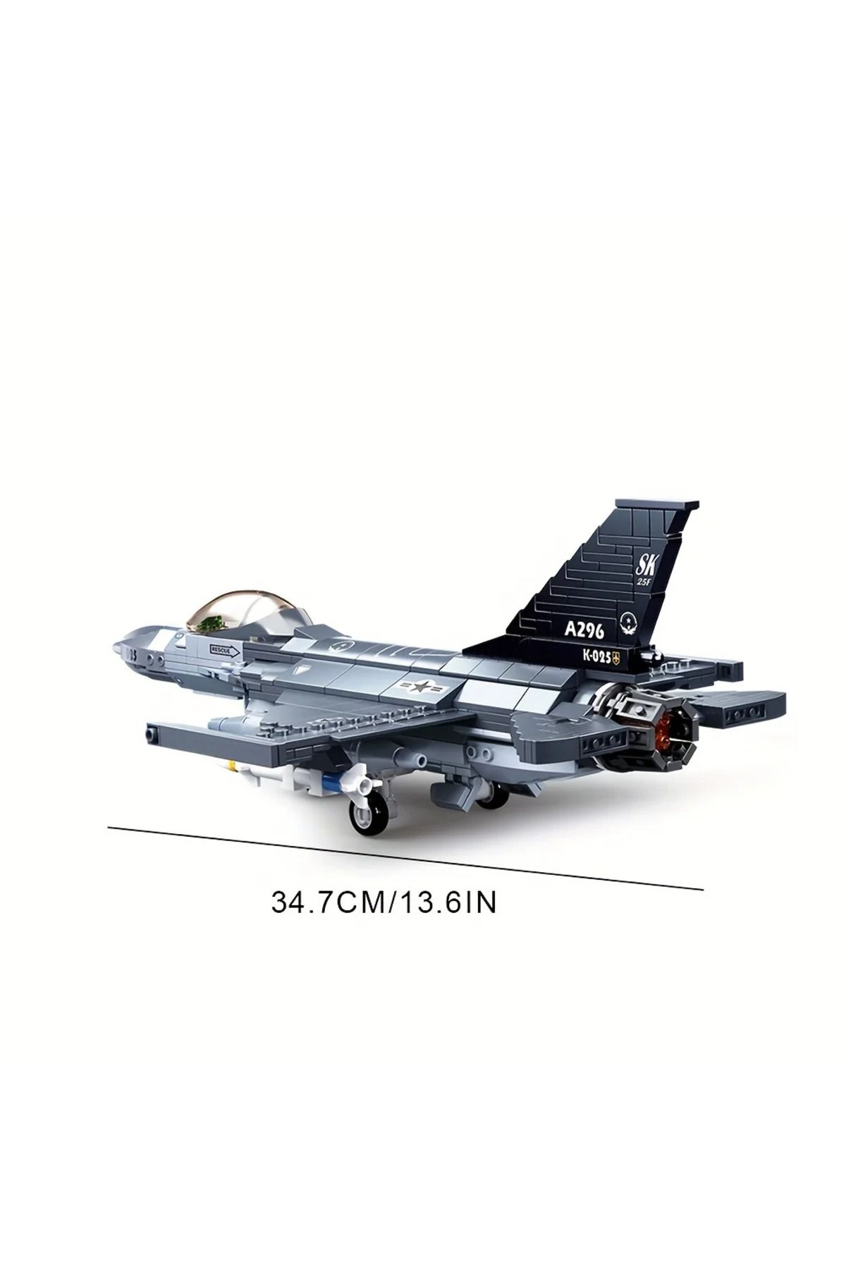 Choice-Build Your Own F-16 Fighter with Sluban's  Military Series Model Building Blocks Kit - Perfect bo... 4