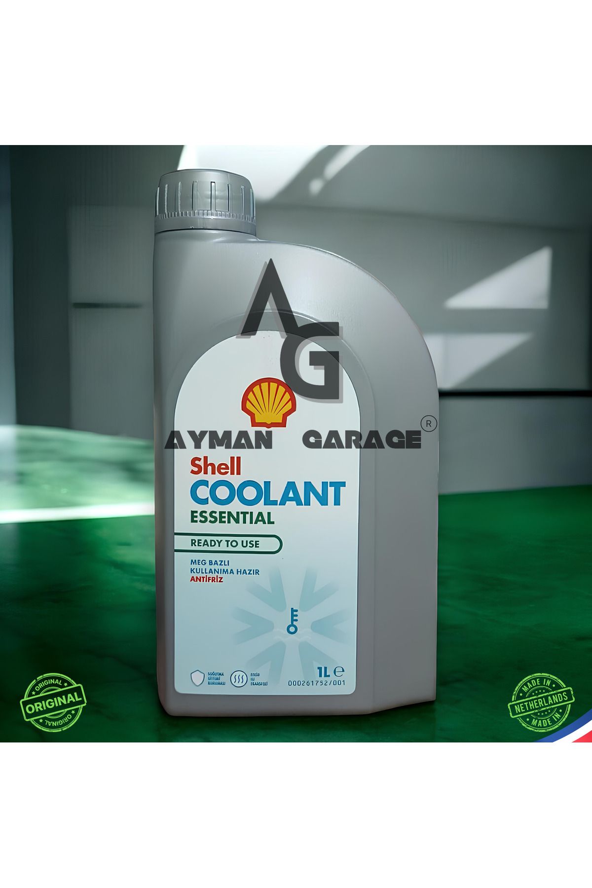 SHELL Coolant Essential ORIJINAL Mavi Hazır Antifriz 1 Litre