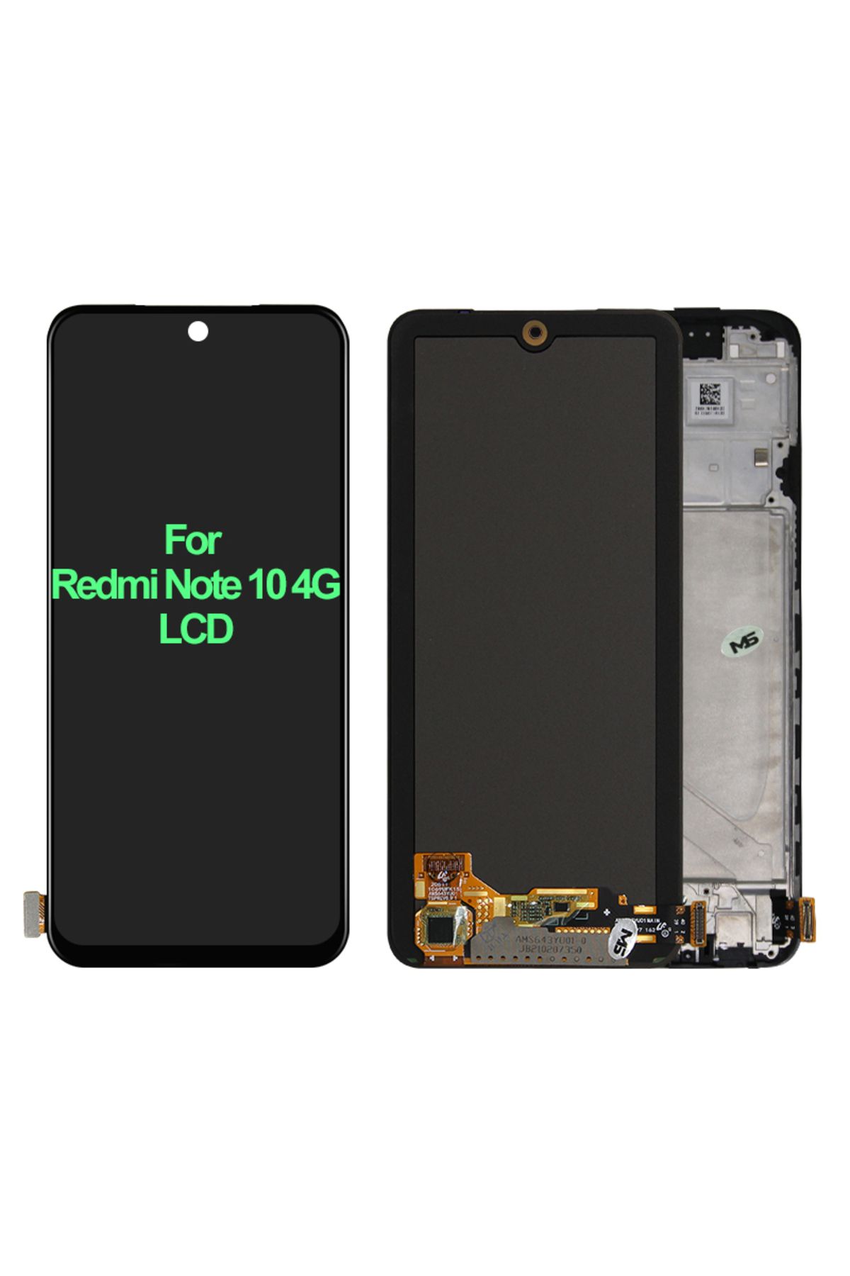 MSMADE-Super AMOLED For Redmi Note 10 4G LCD Display M2101K7AG Screen Digitizer For Xiaomi Redmi Note 10... 7