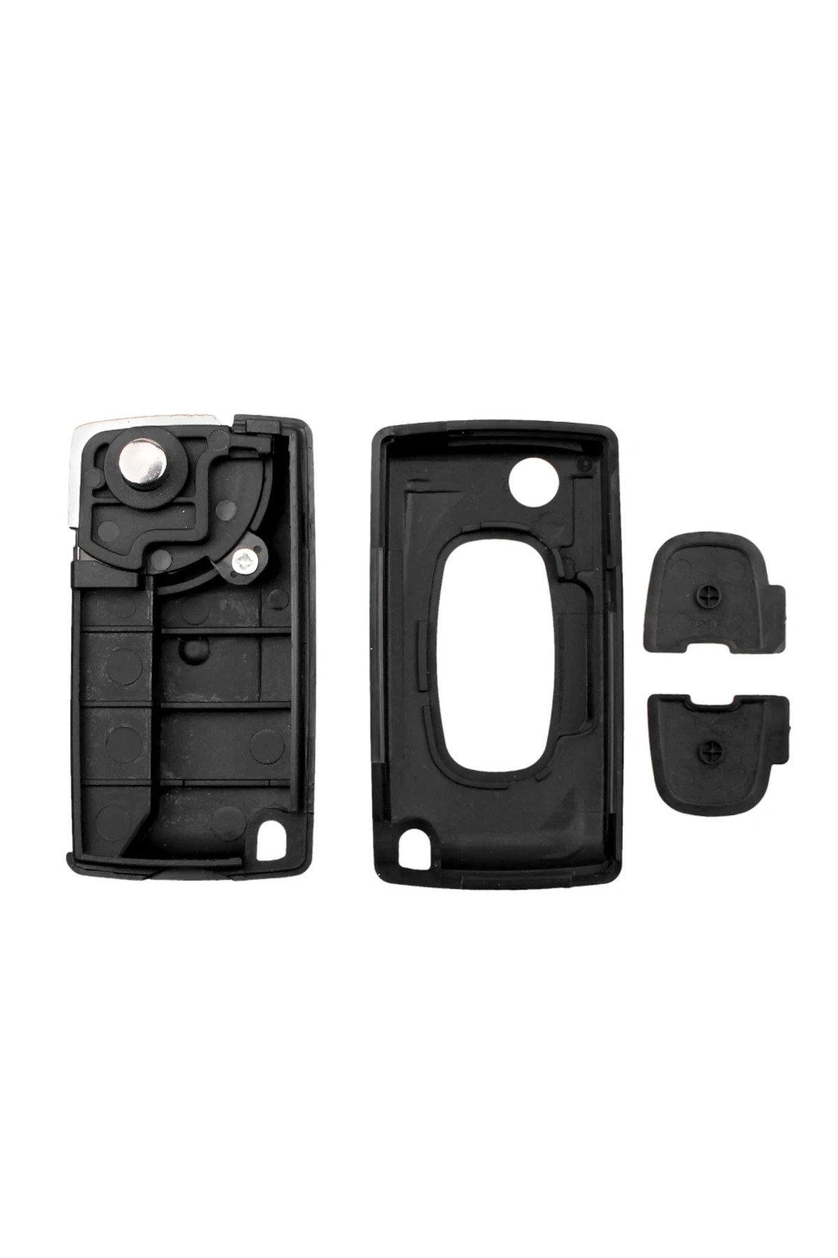 KEYYOU-For Peugeot 4007 ET 4008 For Citroen C-Crosser C4 Aircross 2 Buttons Flip Remote Key Case ... 5