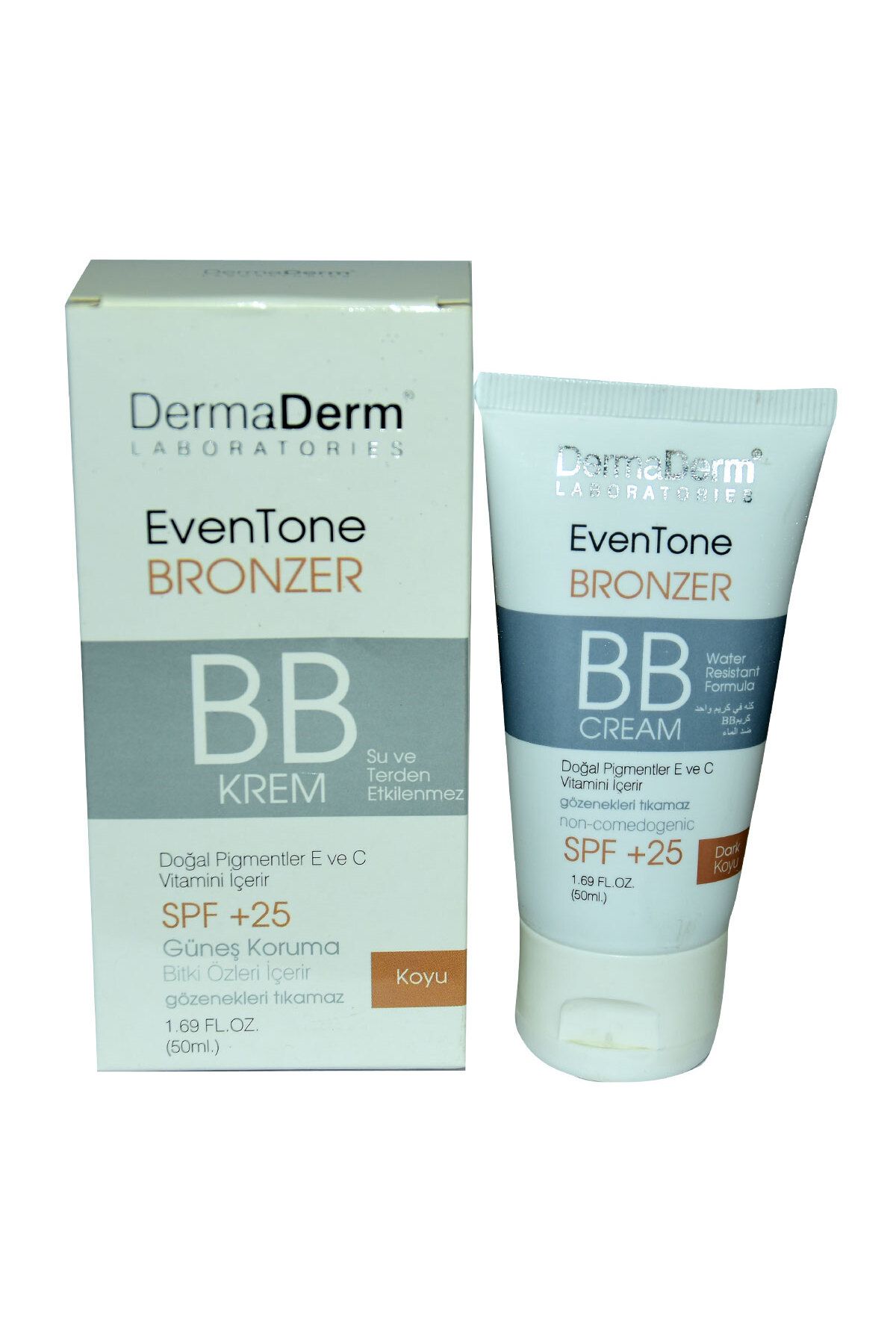 عصاره گیاه محافظت کننده در برابر آفتاب EvenTone BB Dark Tone Spf+25 50 میلی لیتر Genel Markalar