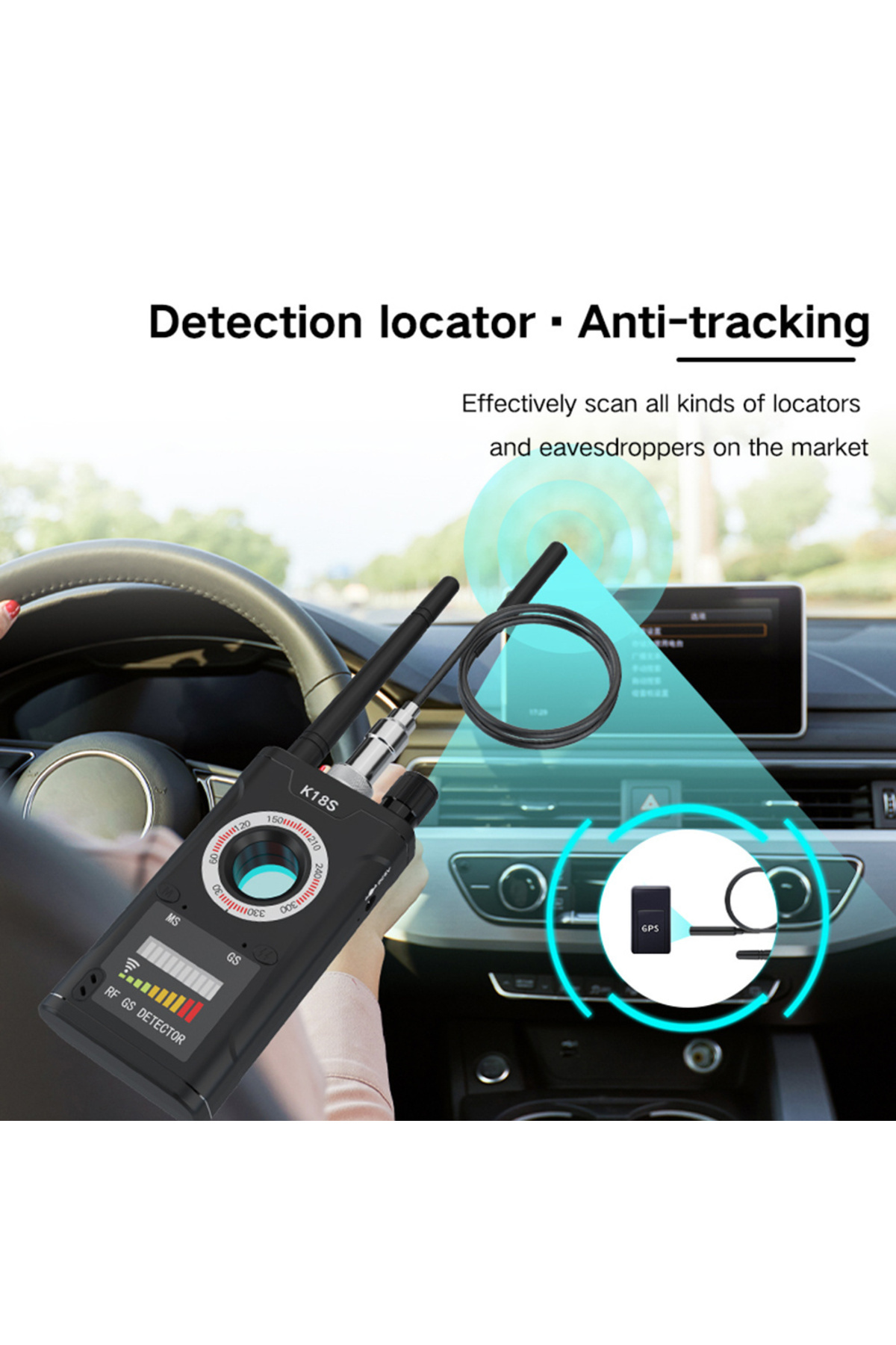 Choice K18S Reverse Camera Detector GSM Audio Error Finder GPS Signal