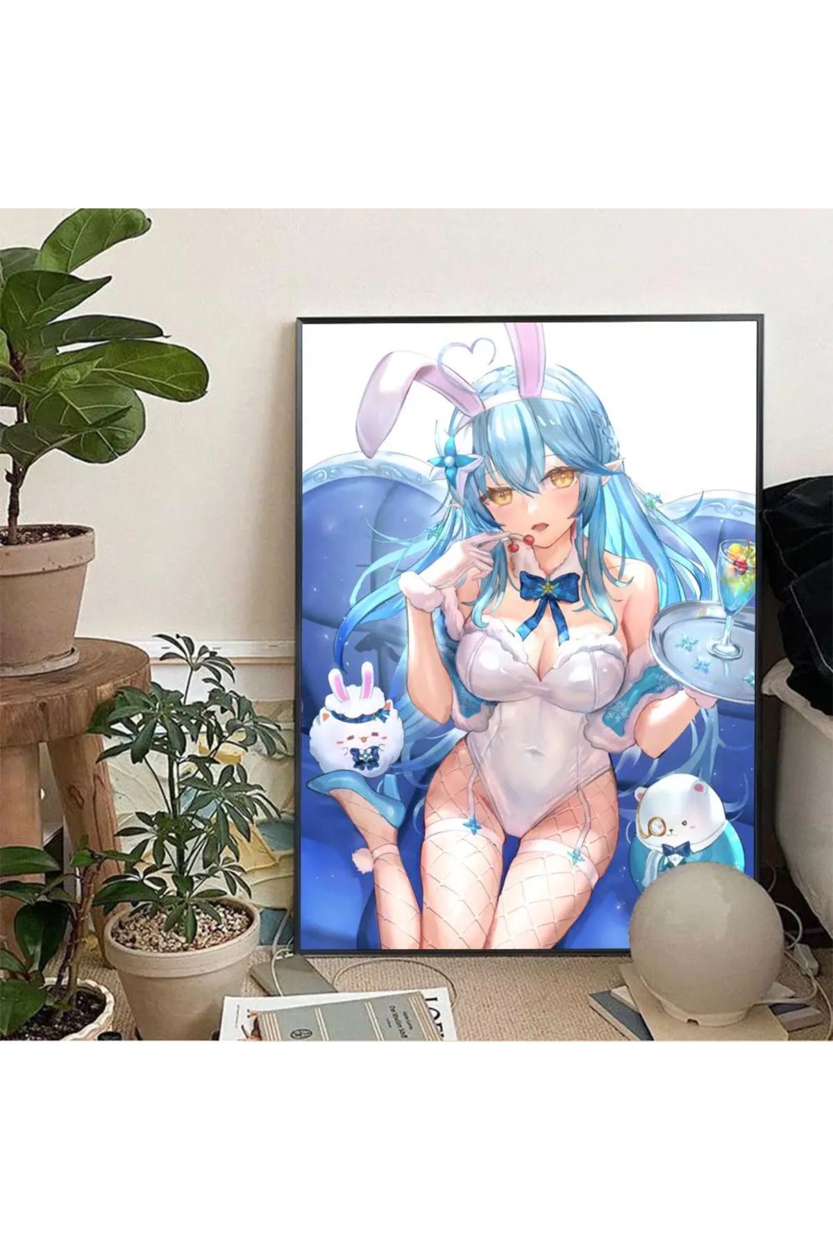 Choice-1pc Yukihana Lamy Hololive Vtube Game Anime Bikini Poster Poster Stickers Home Decor Aesthetic Ar... 1