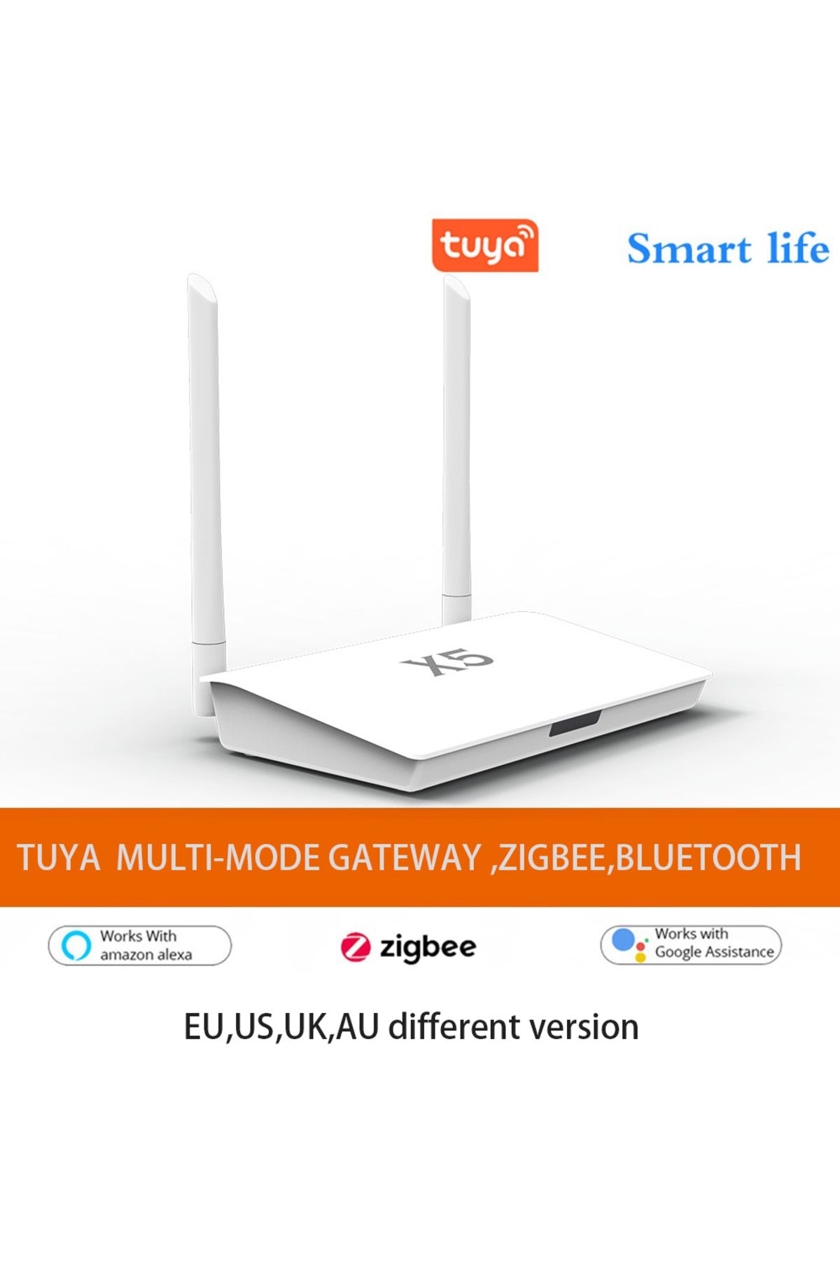 Choice-X5 Zigbee 3.0 Hub Bluetooth with Network Cable Socket Wired Connection Smart Life Control Tuya Zi... 2