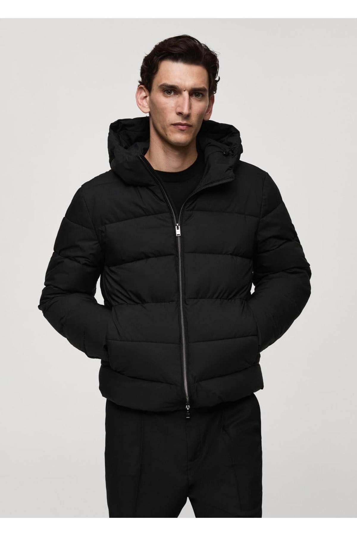 Isı düzenleyici su geçirmez kapitone anorak