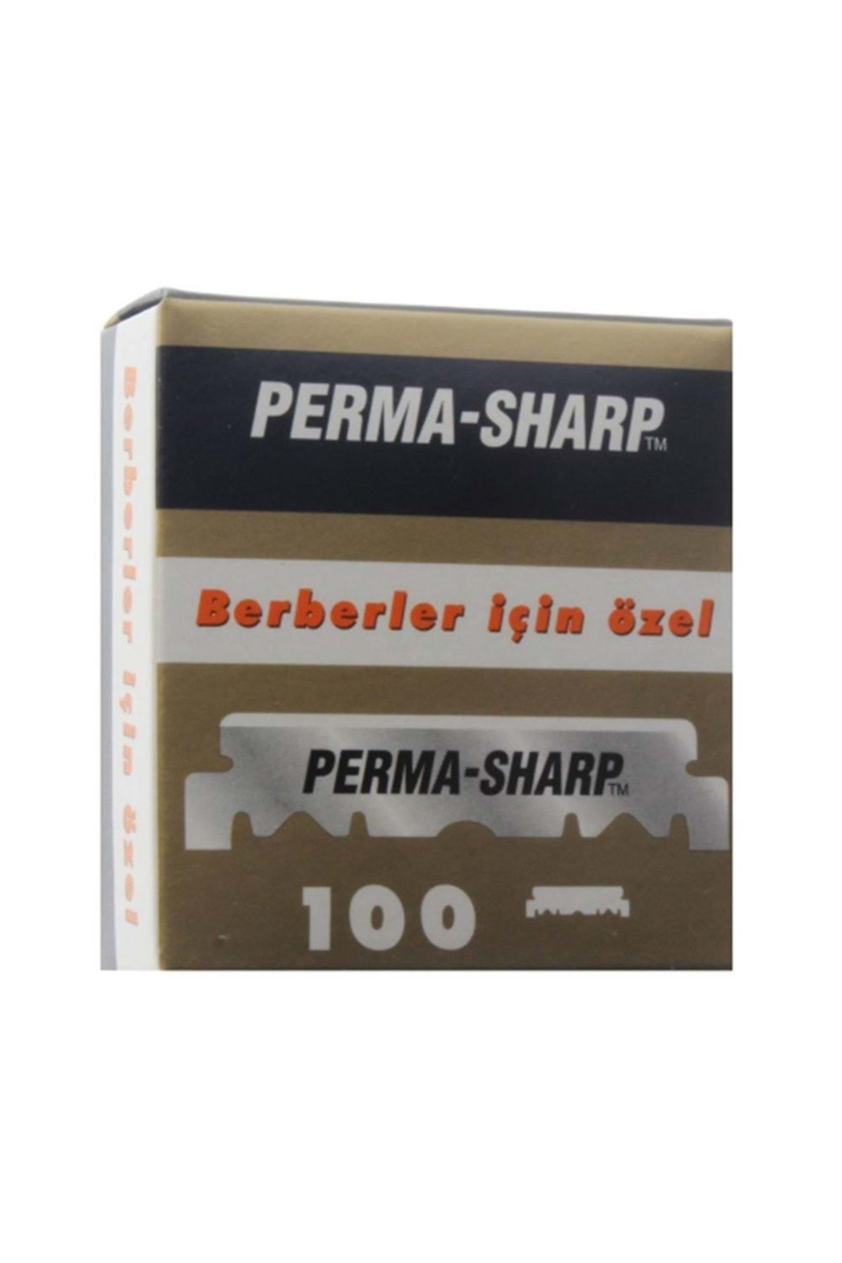 Permasharp Permaşarp Berber Jileti 100’lü Çift Taraflı