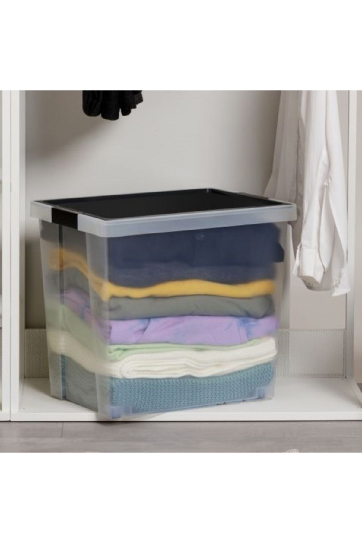 Tatay-Hinged Handle Multipurpose Storage Box with Lid 60 Liter 4