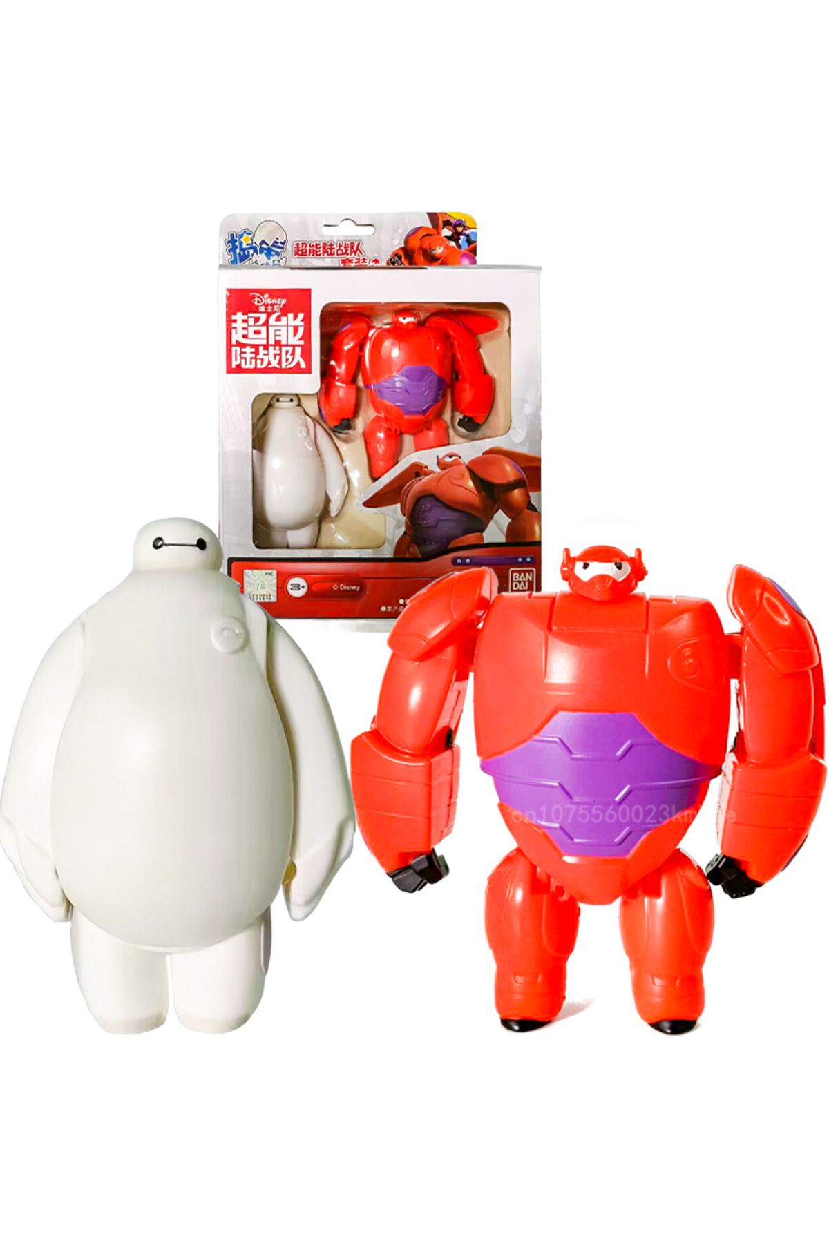 Choice-Big Hero 6 Figurine Baymax Big White Robot Figure Hiro Hamada Model 16cm Action Figures Statue Co... 3