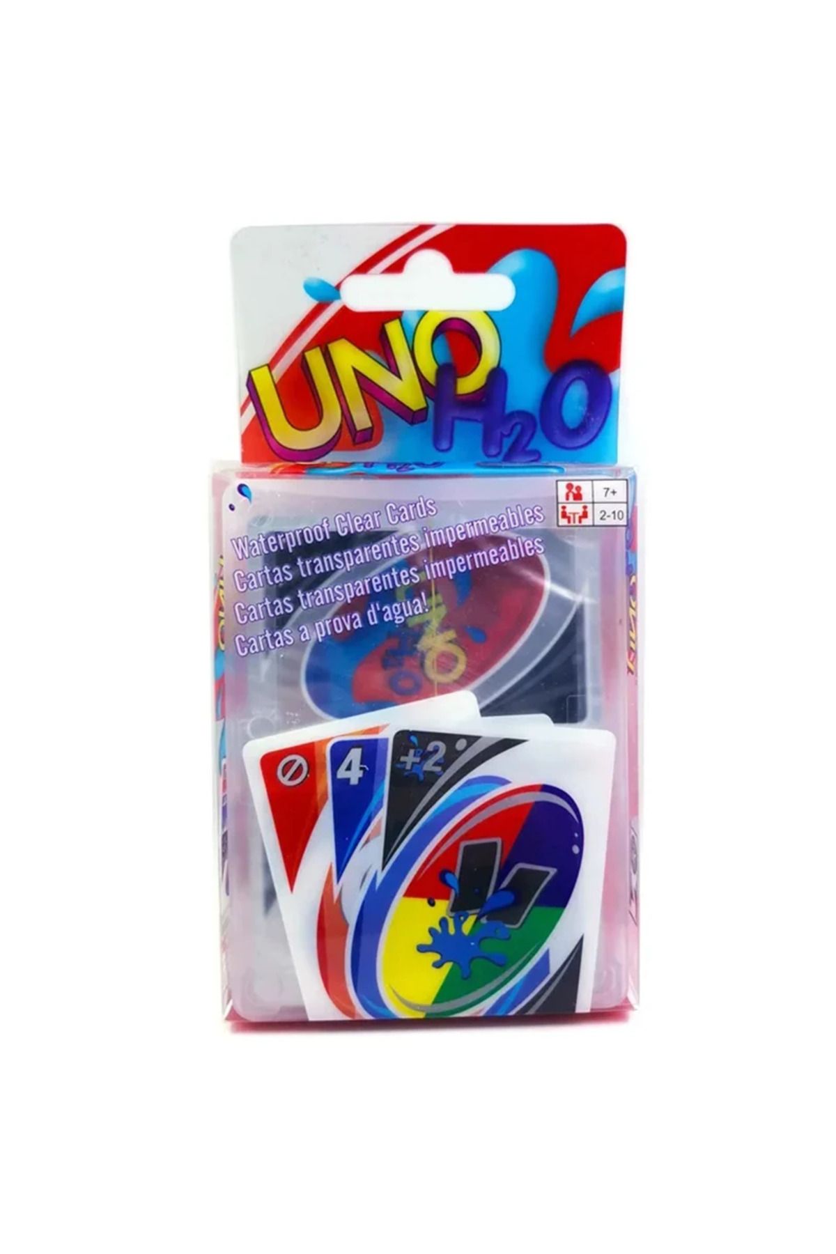 Choice-New UNO H2O Card Game Clear WaterProof Pressure Proof PVC Plastic Transparent Kids Toys Playing C... 1