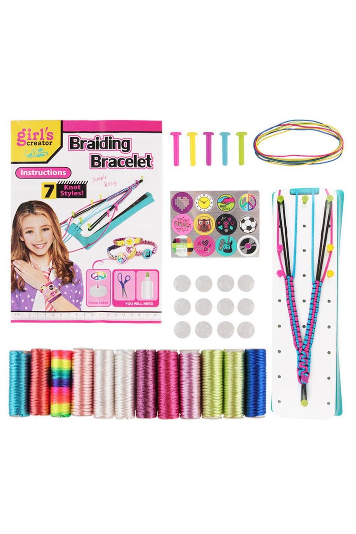 Choice-DIY Bracelet Making Kit For Girl Jewelry Loom Braid Bracelet Maker Craft Sets Handmade Toy For Gi... 3