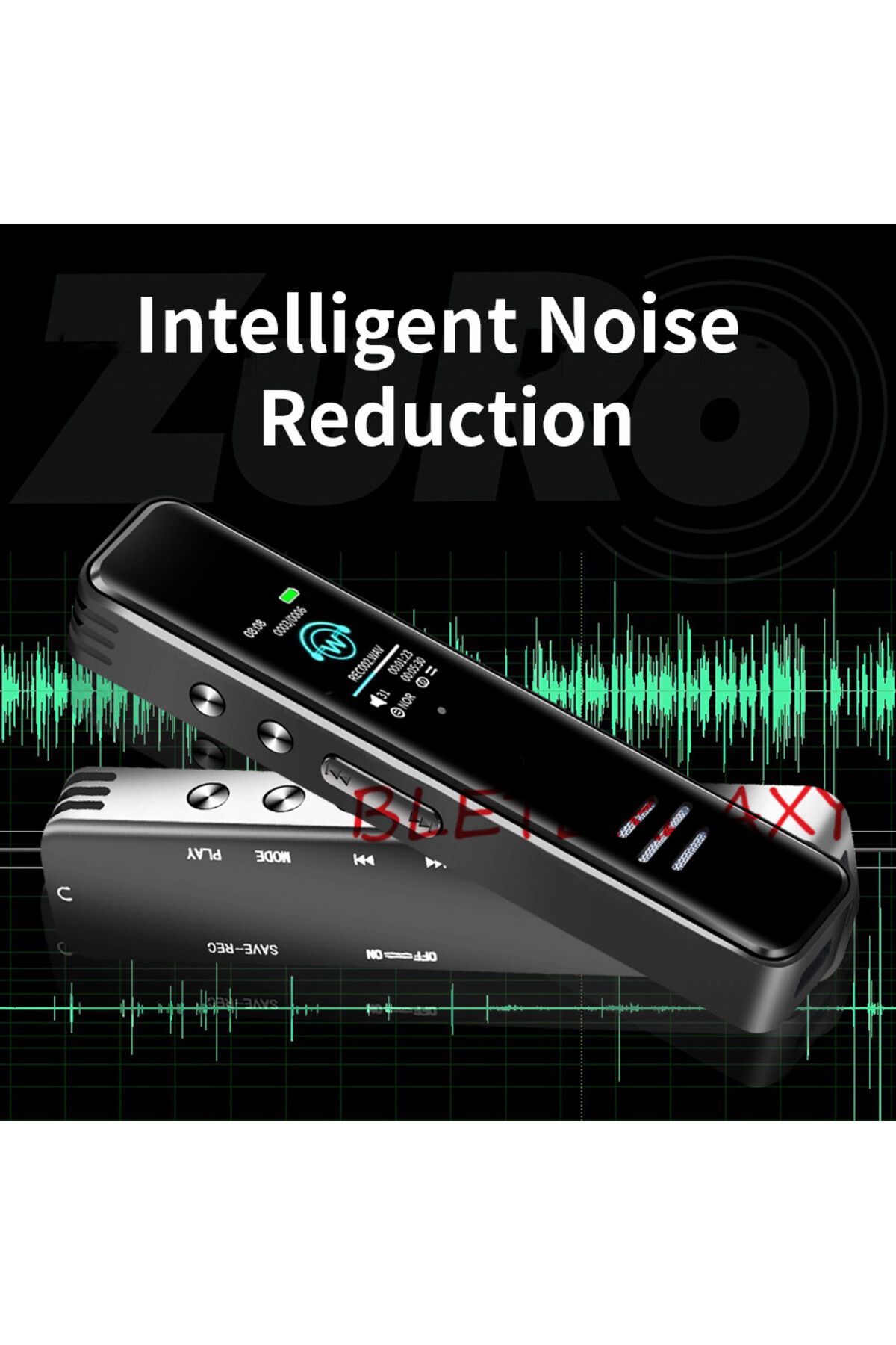 Choice-Digital Voice Activated Recorder Dictaphone Long Distance Audio Recording MP3 Player Noise Reduct... 3