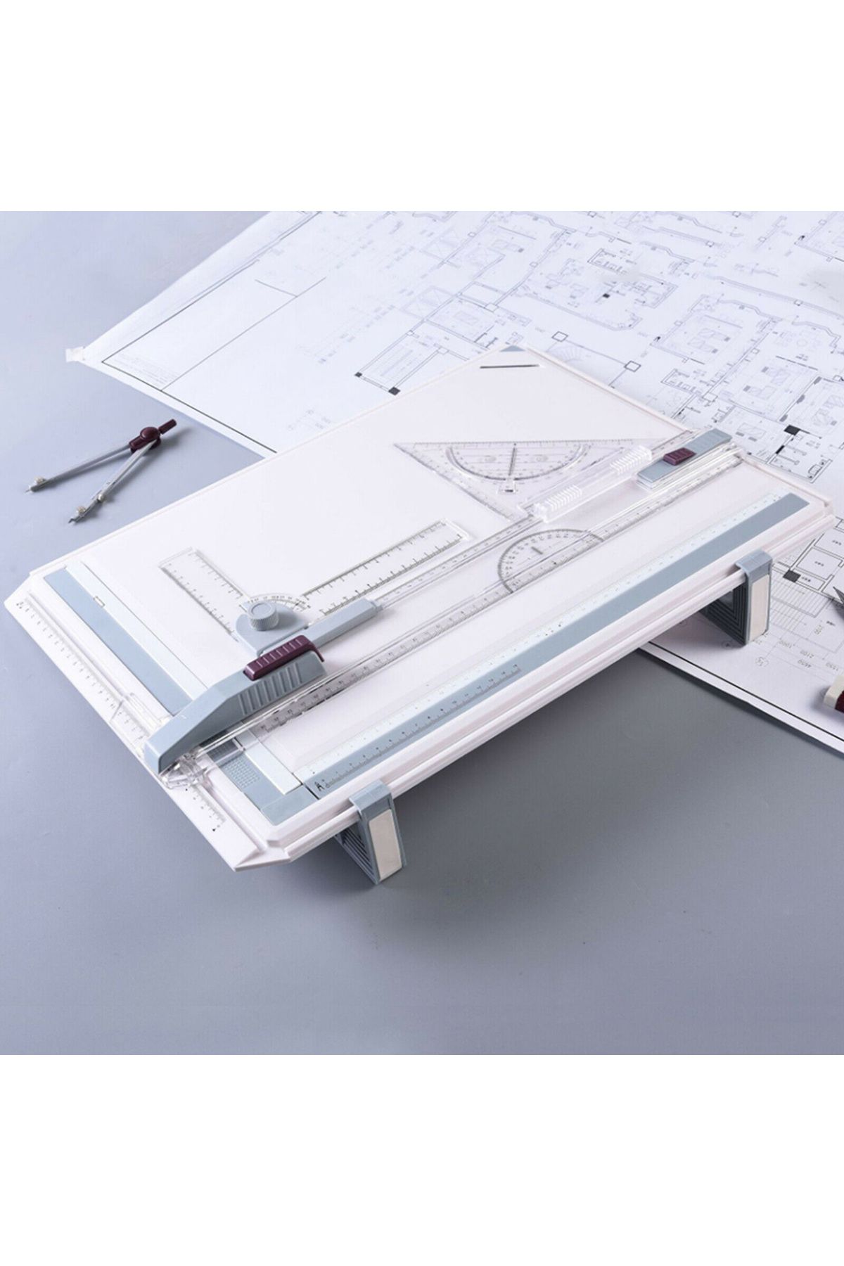 Choice-A3 Drawing Drafting Board Tables With Parallel Motion Unterlagen Angle Measuring System Ruler Kit... 3