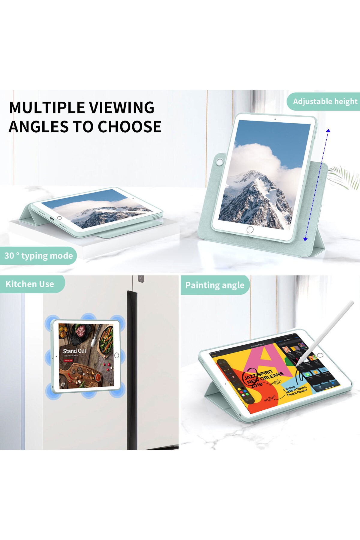 Choice-RBP For iPad 10 10.9 2022 Pro 11 12.9 Magnetic Case, For iPad Air45 10.9 Detachable Back Shell, F... 6