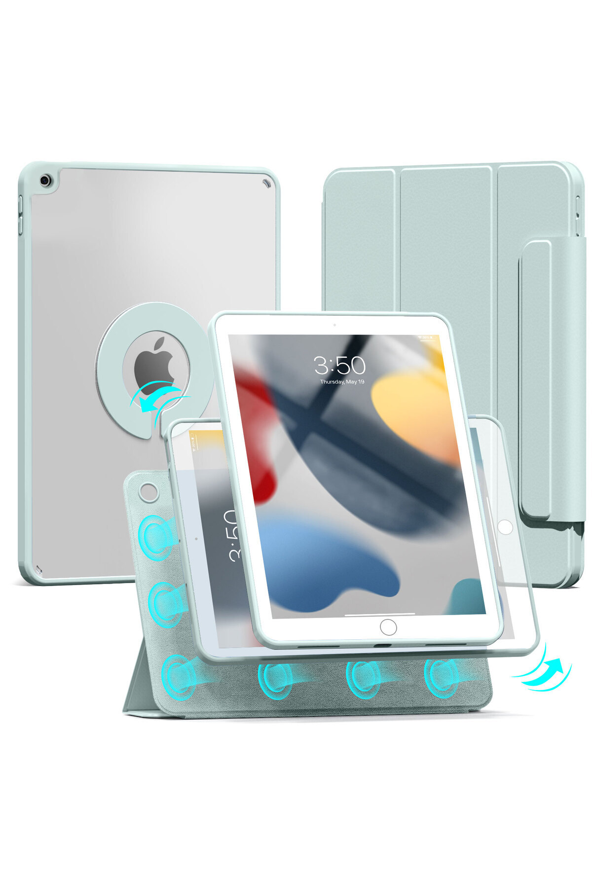 Choice-RBP For iPad 10 10.9 2022 Pro 11 12.9 Magnetic Case, For iPad Air45 10.9 Detachable Back Shell, F... 8