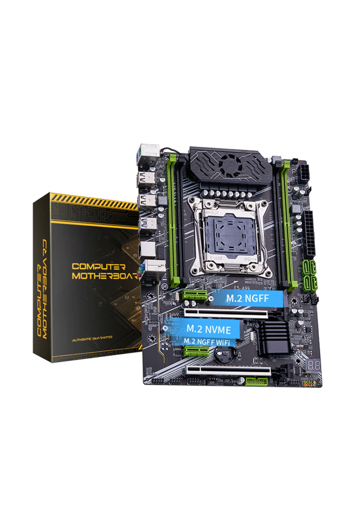Choice-QIYIDA X99 Motherboard LGA 2011-3 E5 A99 Supports 4 Channels Xeon E5 full range of CPU DDR4 RAM m... 7