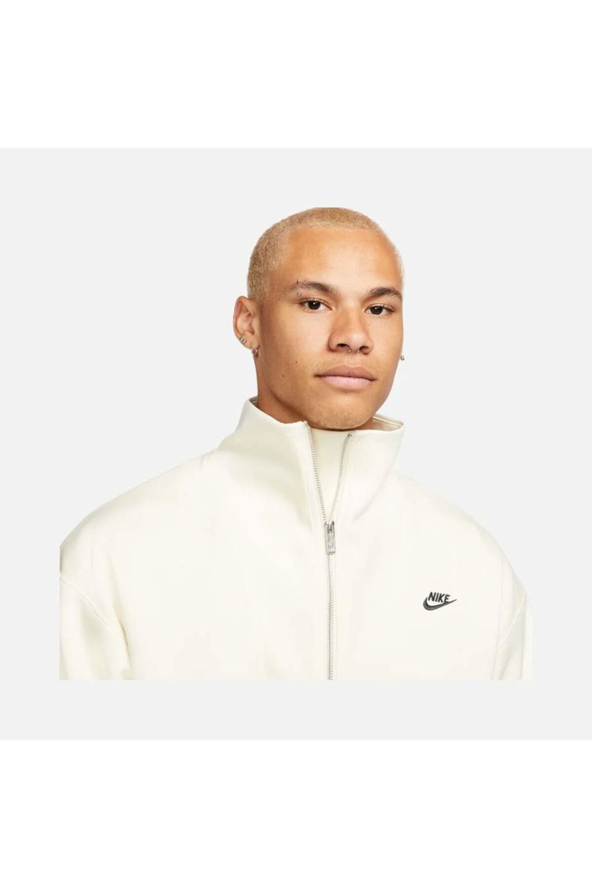 سویشرت مردانه سفید 1/2 زیپ Nike Sportswear Circa Dq4237-113