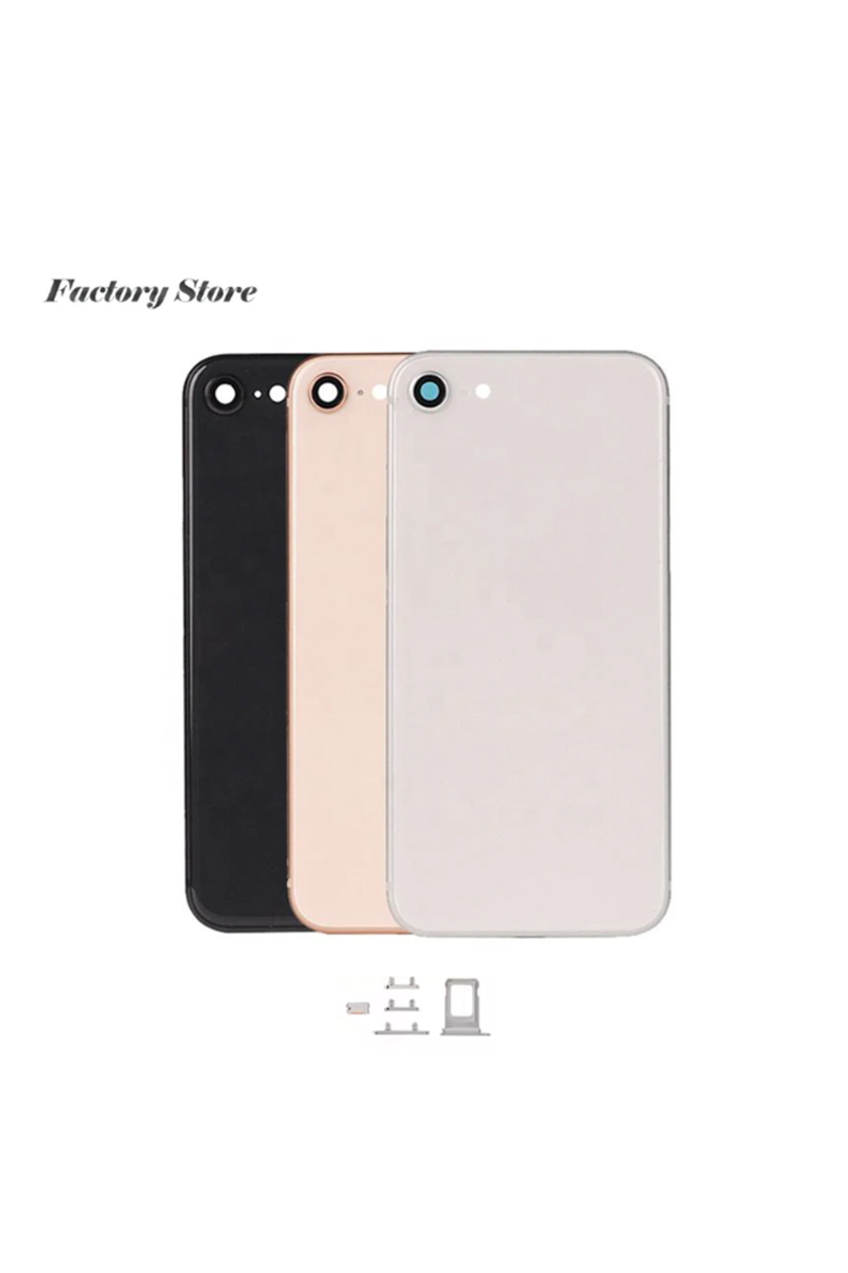 Choice-Back Rear Housing Assembly For iPhone 8 With Battery Back Cover+Middle Chassis Frame+SIM Tray+Sid... 1