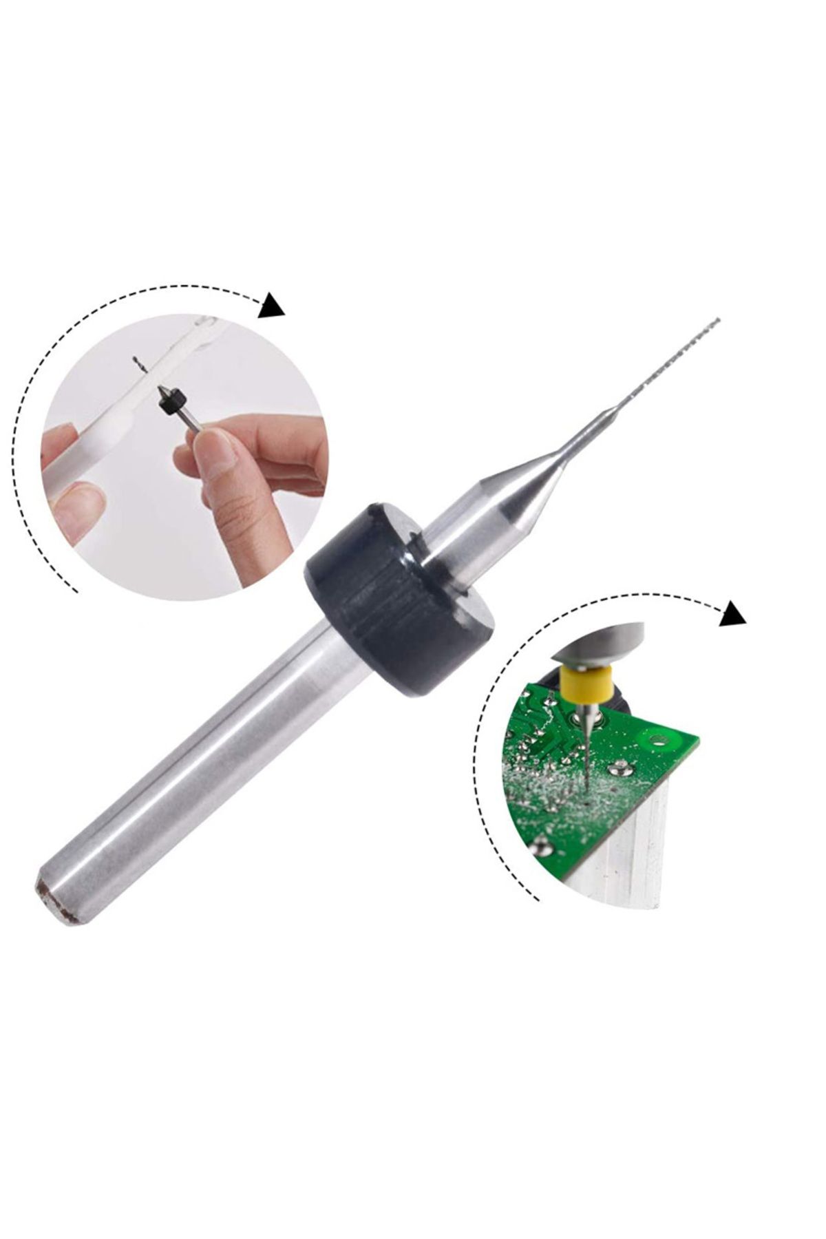 Choice-10Pcs/set 0.1mm to 1.2mm PCB Mini Drill Bit Tungsten Steel Carbide CNC Drilling Bit For Print Cir... 4