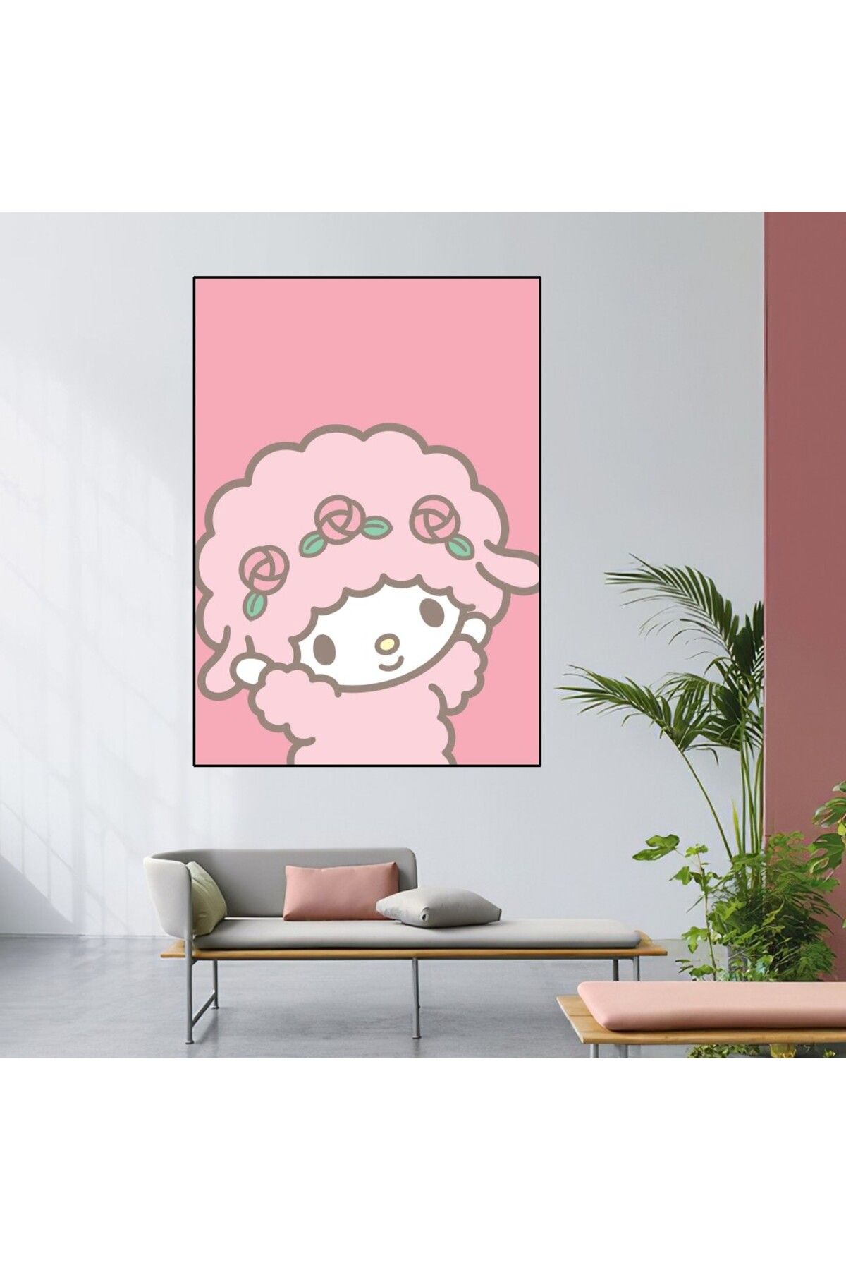 Miniso-MINISO My Sweet Piano Poster Home Room Decor Livingroom Bedroom Aesthetic Art Wall Painting Stickers 6