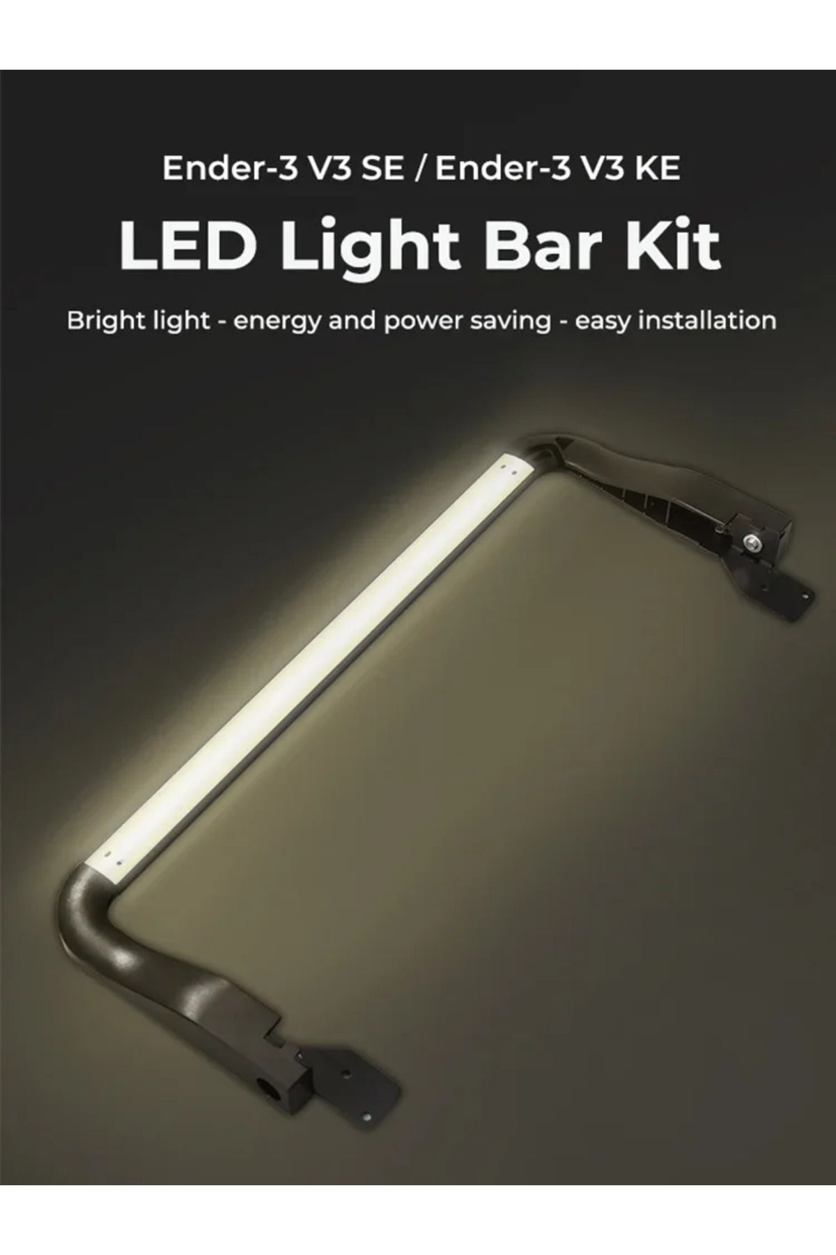 Choice-Creality Ender-3 V3 SE/KE LED Light Bar Kit Bright Light Energy and Power Saving Easy Installation 7
