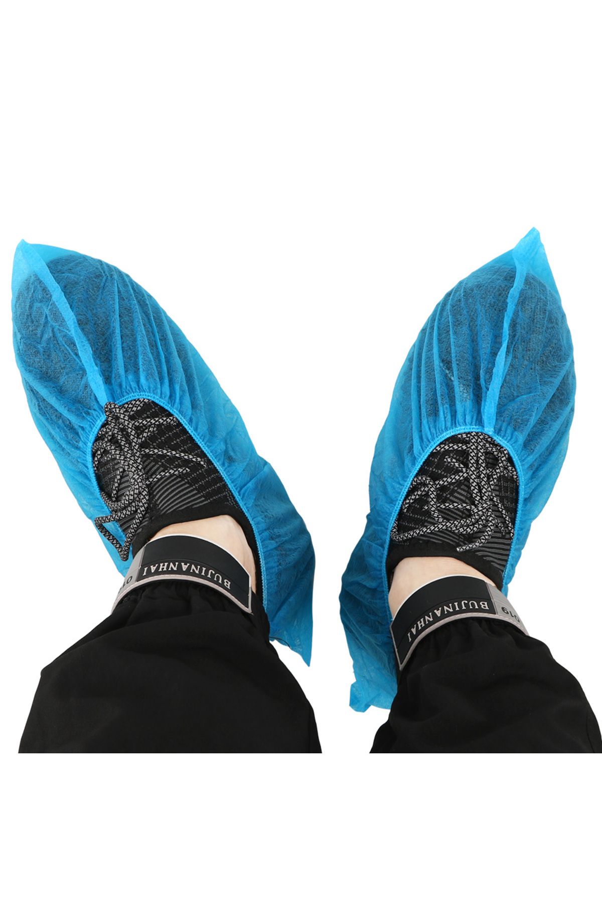 Choice-100PCS Anti-Slip Shoe Covers Elastic Band Breathable Dustproof Disposable Shoe Covers Non-Woven F... 7