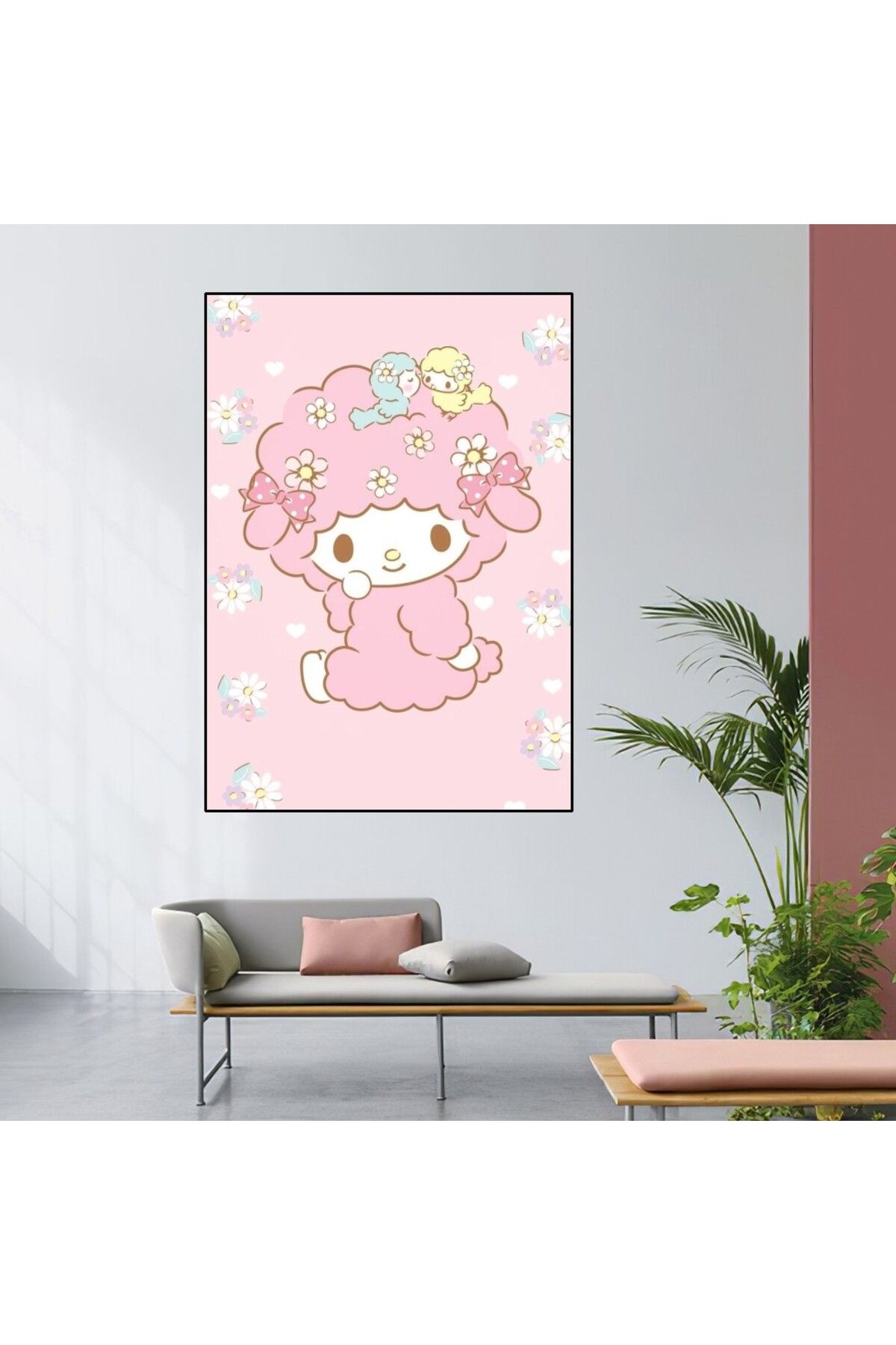 Miniso-MINISO My Sweet Piano Poster Home Room Decor Livingroom Bedroom Aesthetic Art Wall Painting Stickers 4