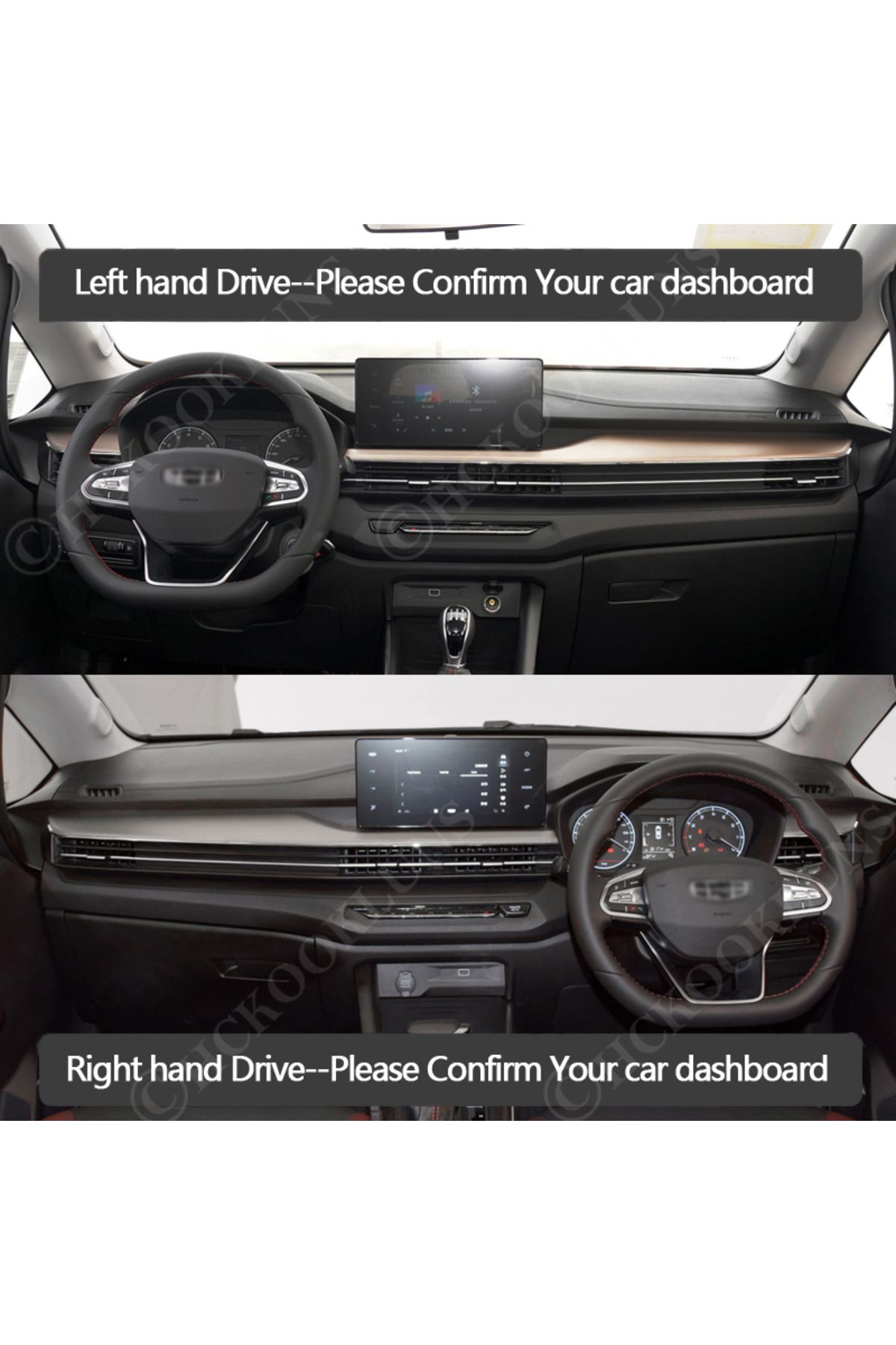 Choice-Dashboard Cover Dash Board Mat Carpet Pad For Geely Yuanjing X3 GX3 Pro BAC Maple 2021 ~ 2024 Sha... 3
