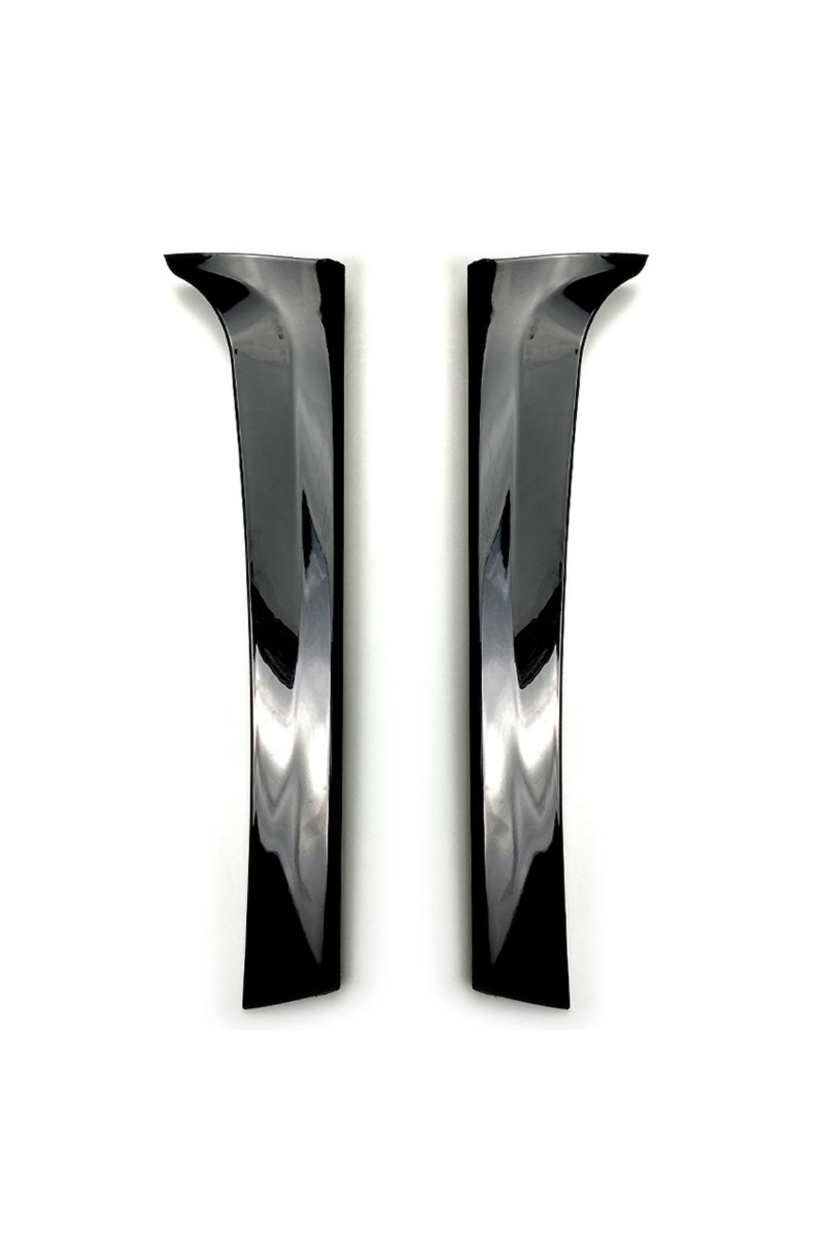 Choice-1 Pair For VW Tiguan MK2 2017 2018 2019 2020 2021 2022 2023 Car Rear Window Side Spoiler Glossy B... 8