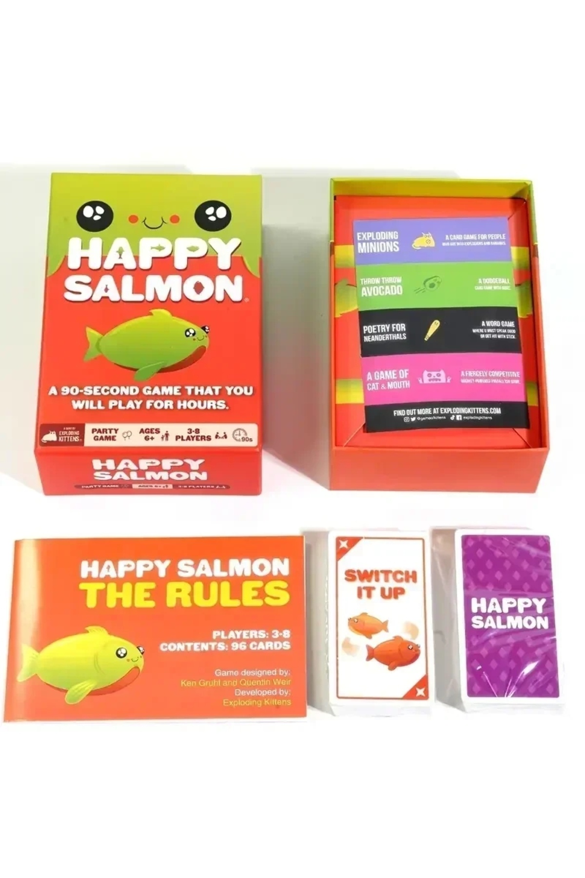 Choice-Happy Salmon by Exploding Kittens - Card Games for Adults Teens and Kids - Fun Family Games (Engl... 6