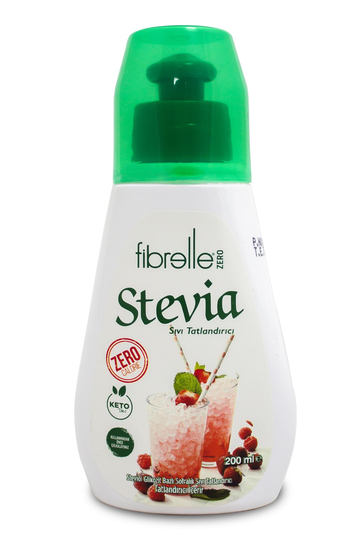 Fibrelle Zero Sıvı Tatlandırıcı 200 ml (STEVİA BAZLI) Sıvı Stevia