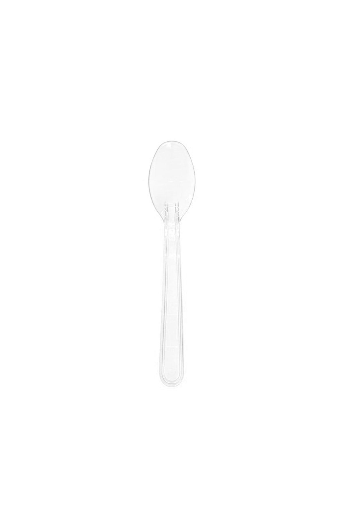 Mikasso Tatlı-dondurma Kaşığı Şeffaf 12,5cm - 50 Adet 1.5 x 5