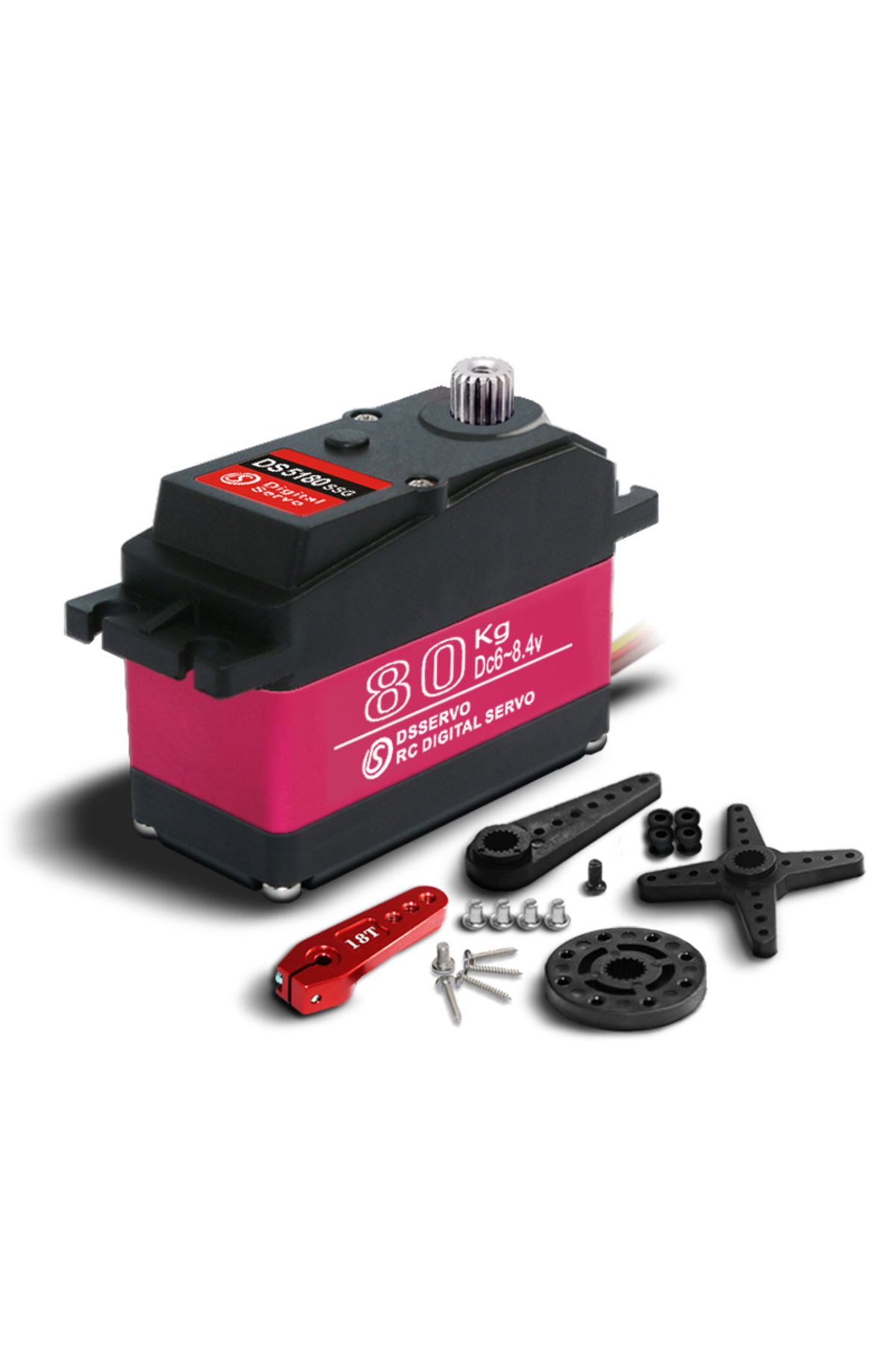 Choice-1X baja 5B servo 80Kg DS5180 high torque Digital Servo for Redcat HPI Baja 5B SS RC servo Car com... 3