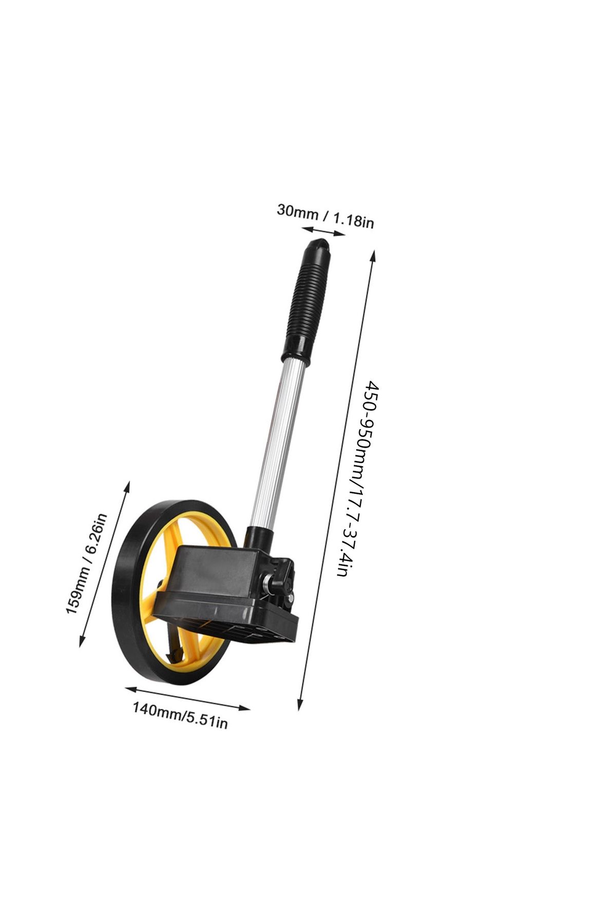 Choice-Portable Measuring Wheel 0~9999.9m Distance Measuring Roller for Multiple Purpose Handheld Mechan... 6
