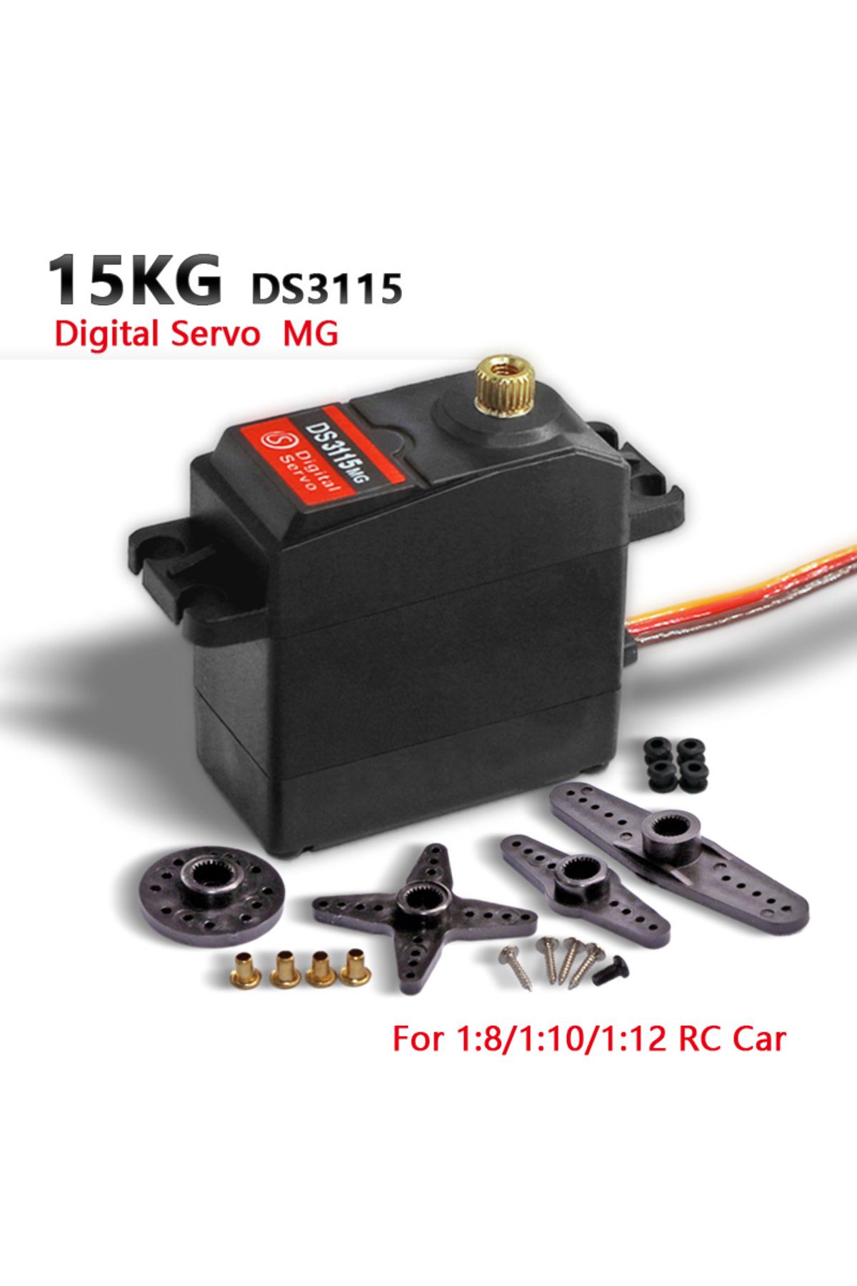 Choice-1x servo 360 degree Continuous Rotation Servo DS3115 Metal gear arduino servo Digital servo 10kg/cm 7