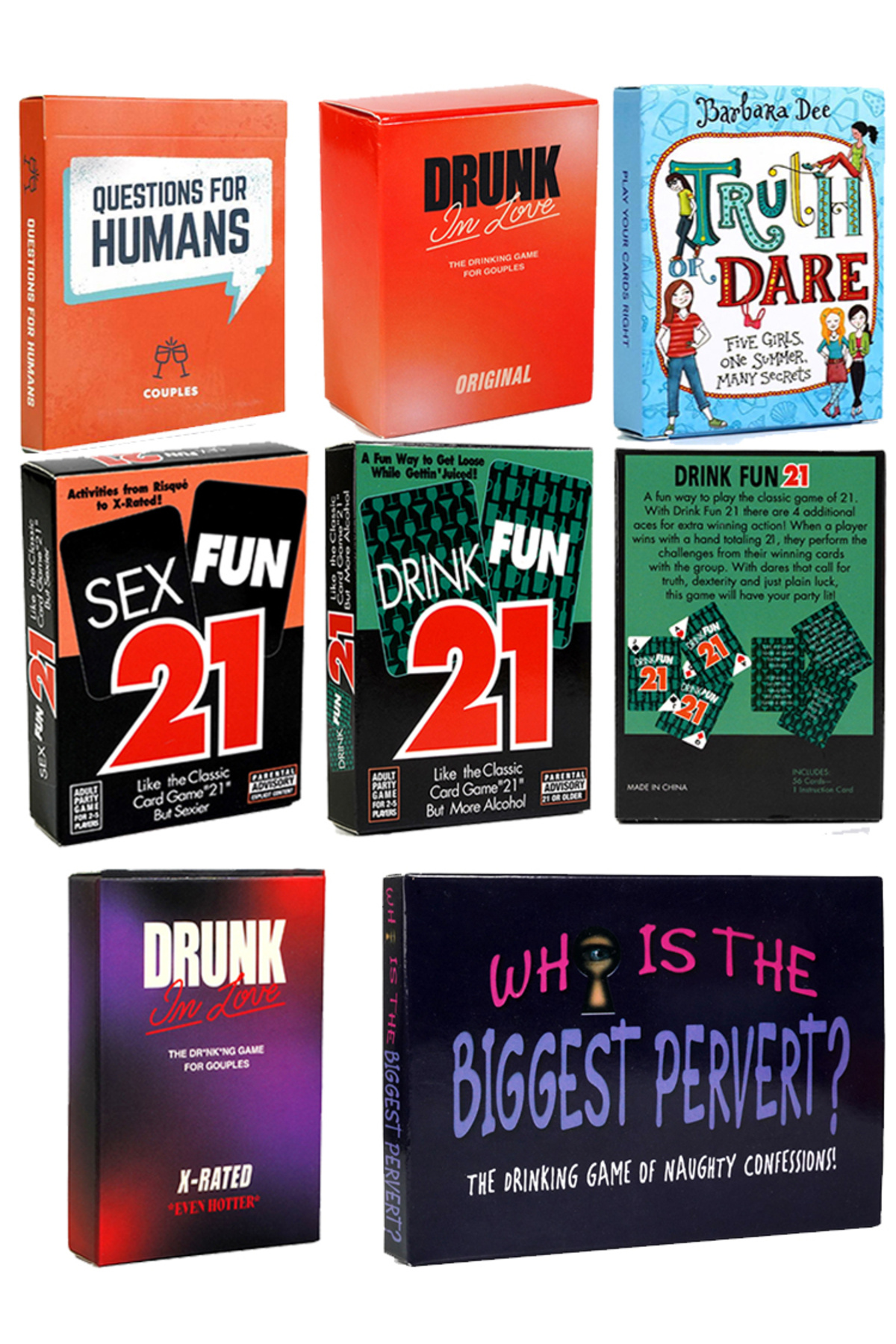 Choice-Drink Fun 21 Card Game A Hilarious Drinking Card Game Like The Classic Card Game 21 But More Alco... 7