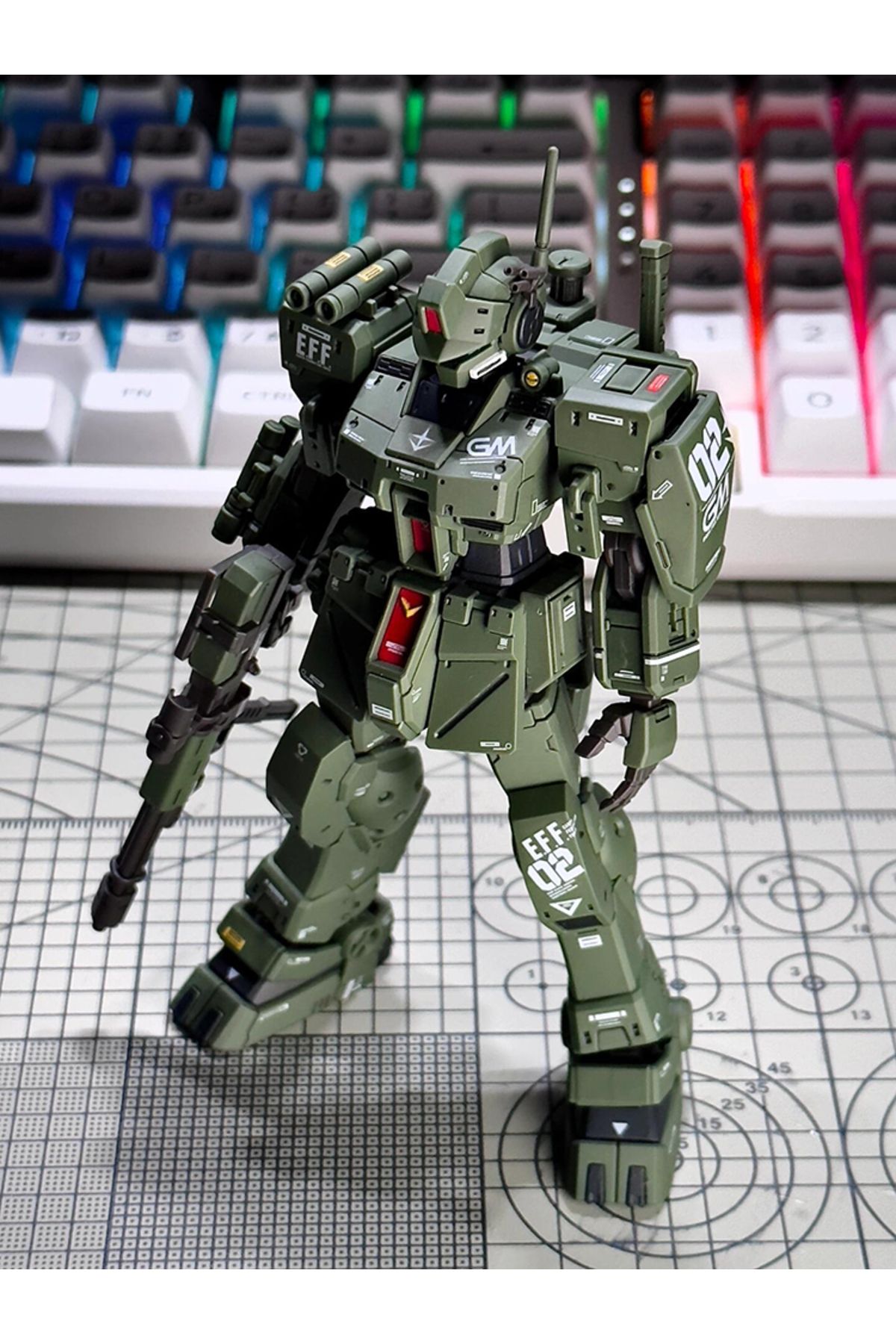 Choice-1/144 XFS HG RGM-79S GM Spartan Assembly Model Kit Collection Decorate Model Action Figures Fiugr... 6