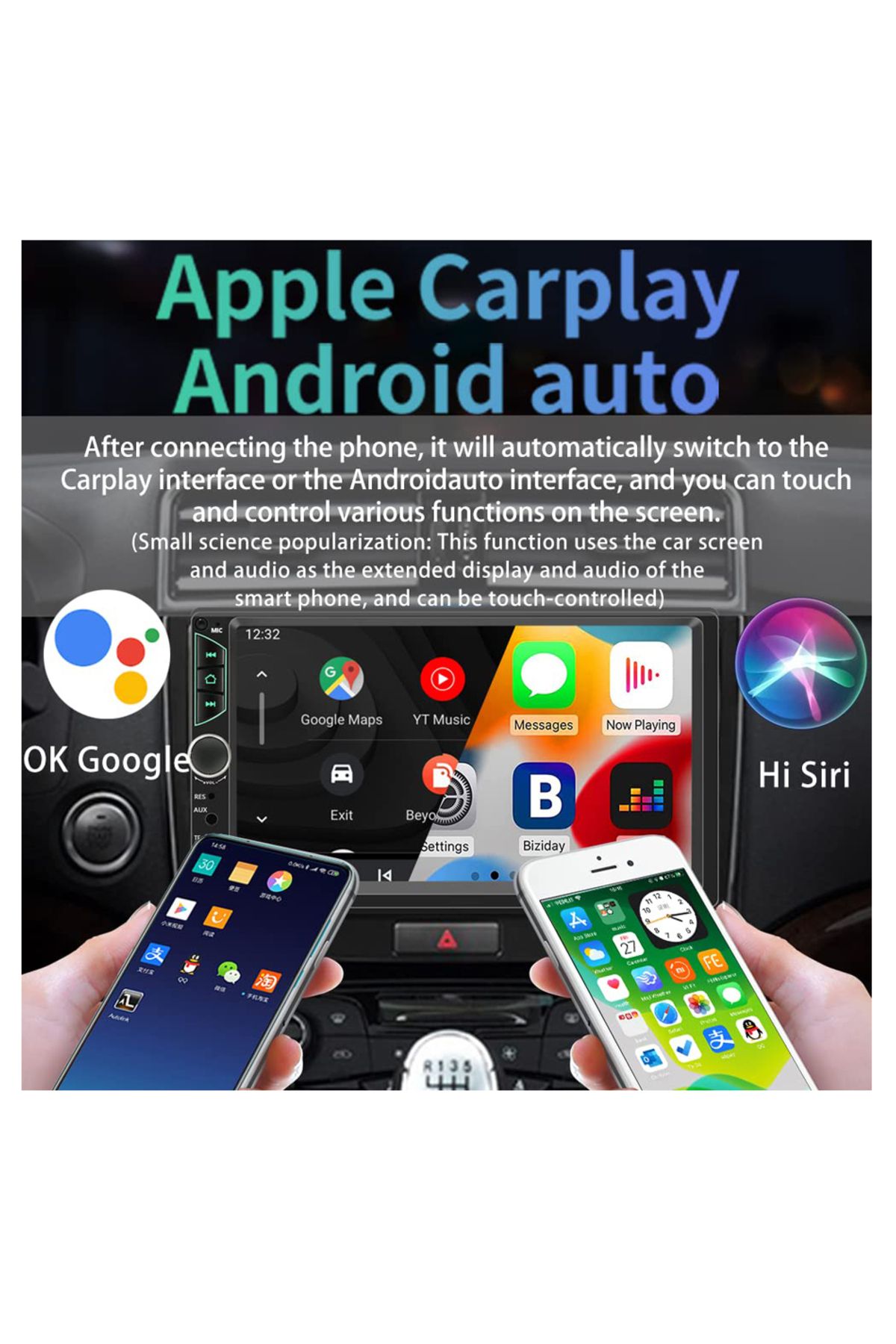 Choice-7 Inch Universal Car Radio Stereo 2 Din Touch Screen Car Video Player Carplay Android Auto with R... 2