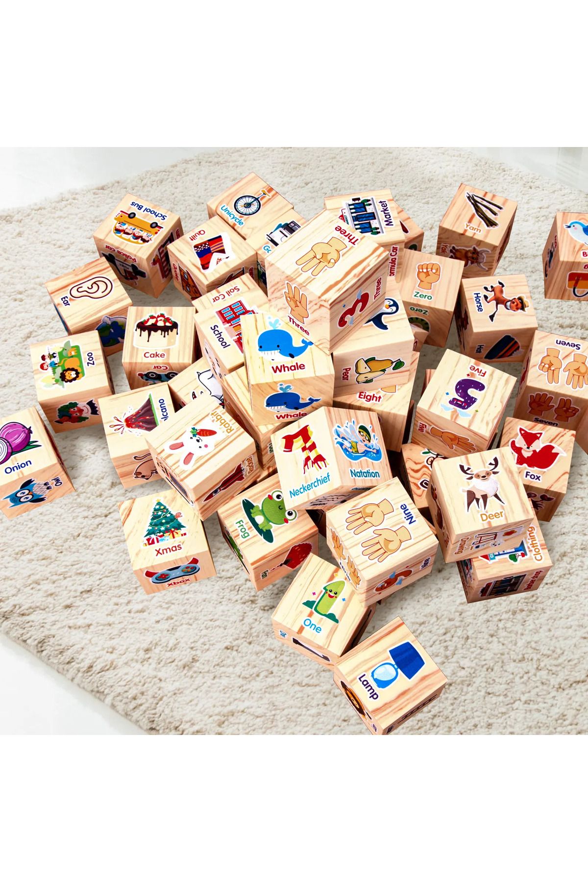 Choice-ABC Stacking Blocks Children Building Puzzle Kids 3D EVA Big Cubes Soft Sponge Foam Block Toys Ed... 4