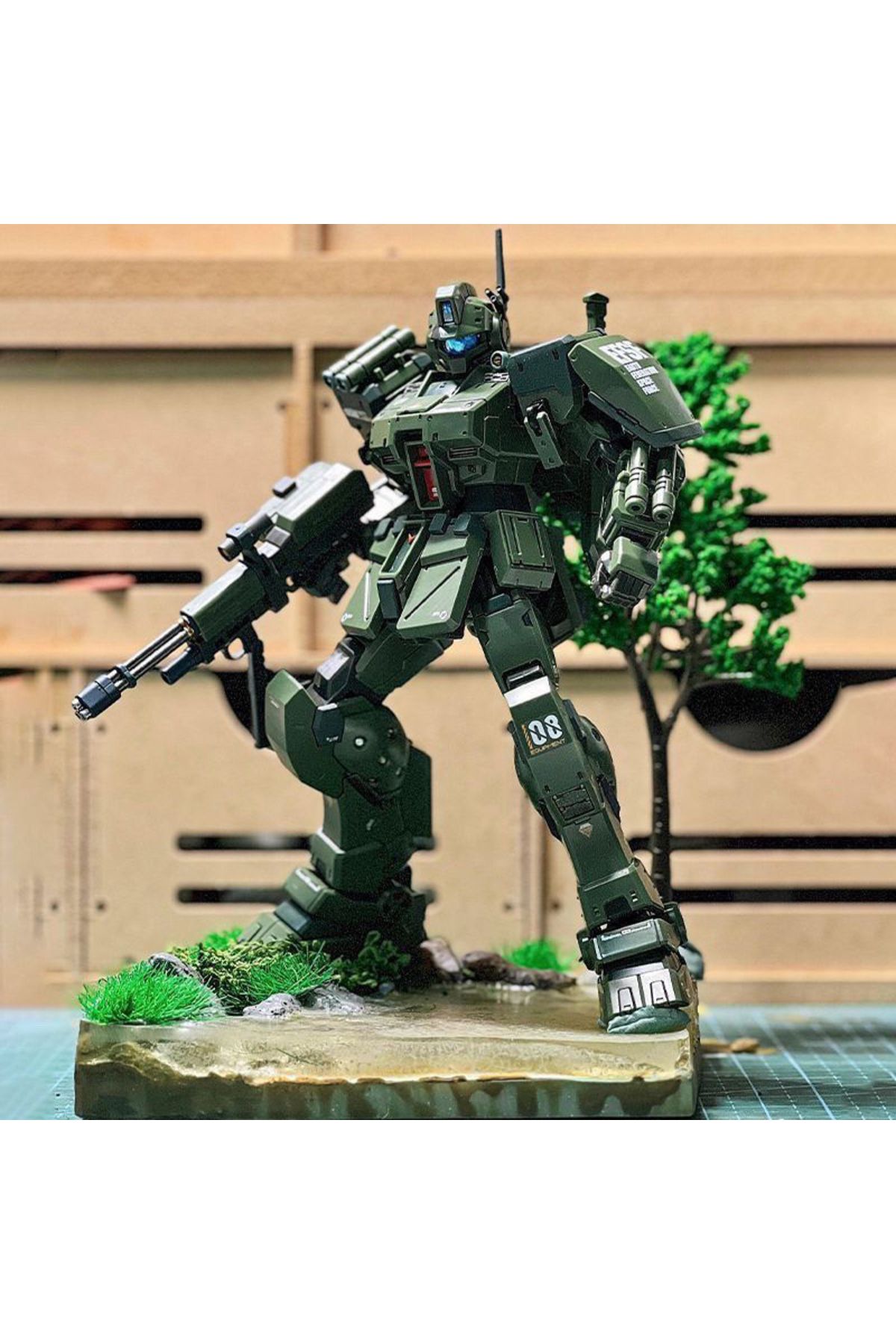 Choice-1/144 XFS HG RGM-79S GM Spartan Assembly Model Kit Collection Decorate Model Action Figures Fiugr... 2