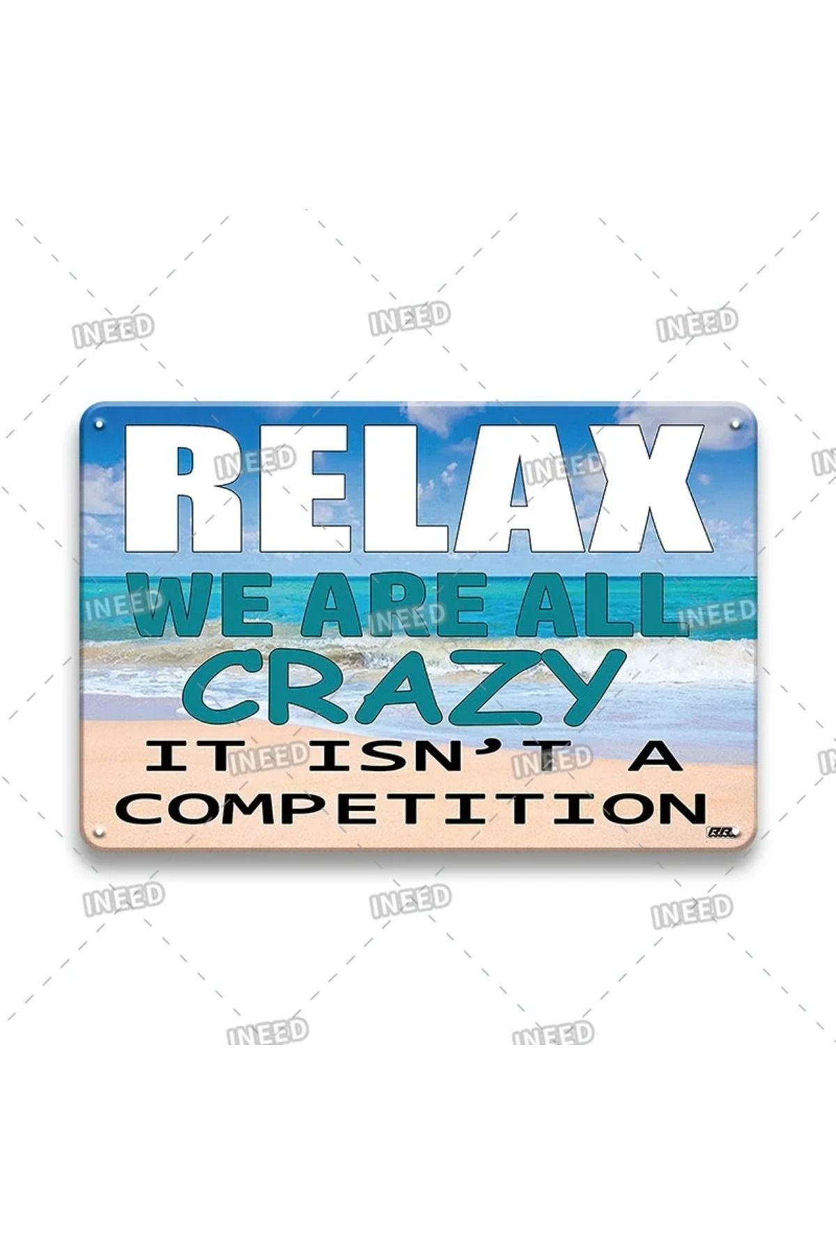 Choice-1pc Retro Vintage Metal Tin Signs Funny Sentence Plaque Humor Sayings Sign for Office Toile Pub H... 6