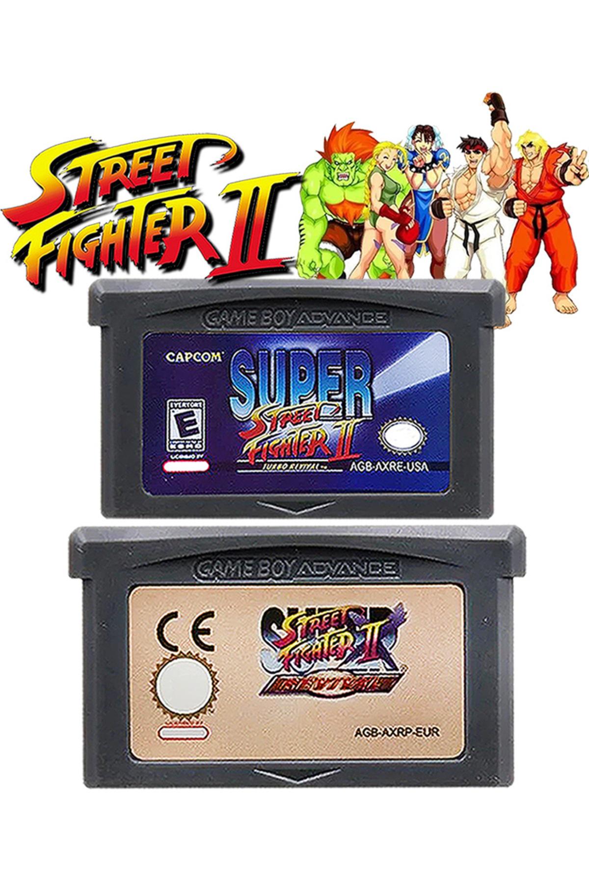 Choice-Eur-turbo Revival Super Street Fighter Ii Gba 32-bit Electronic Console Ink Cartridges Game Card Ds 6