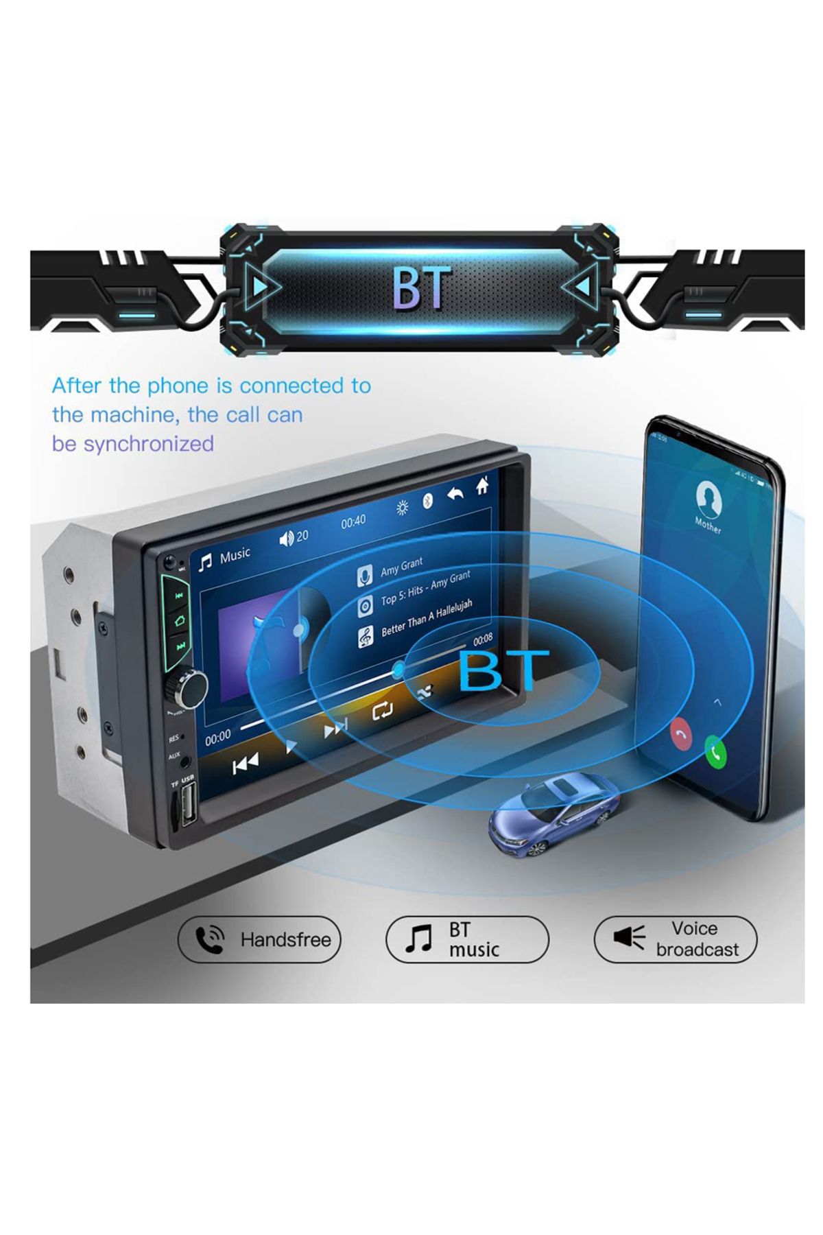 Choice-7 Inch Universal Car Radio Stereo 2 Din Touch Screen Car Video Player Carplay Android Auto with R... 3