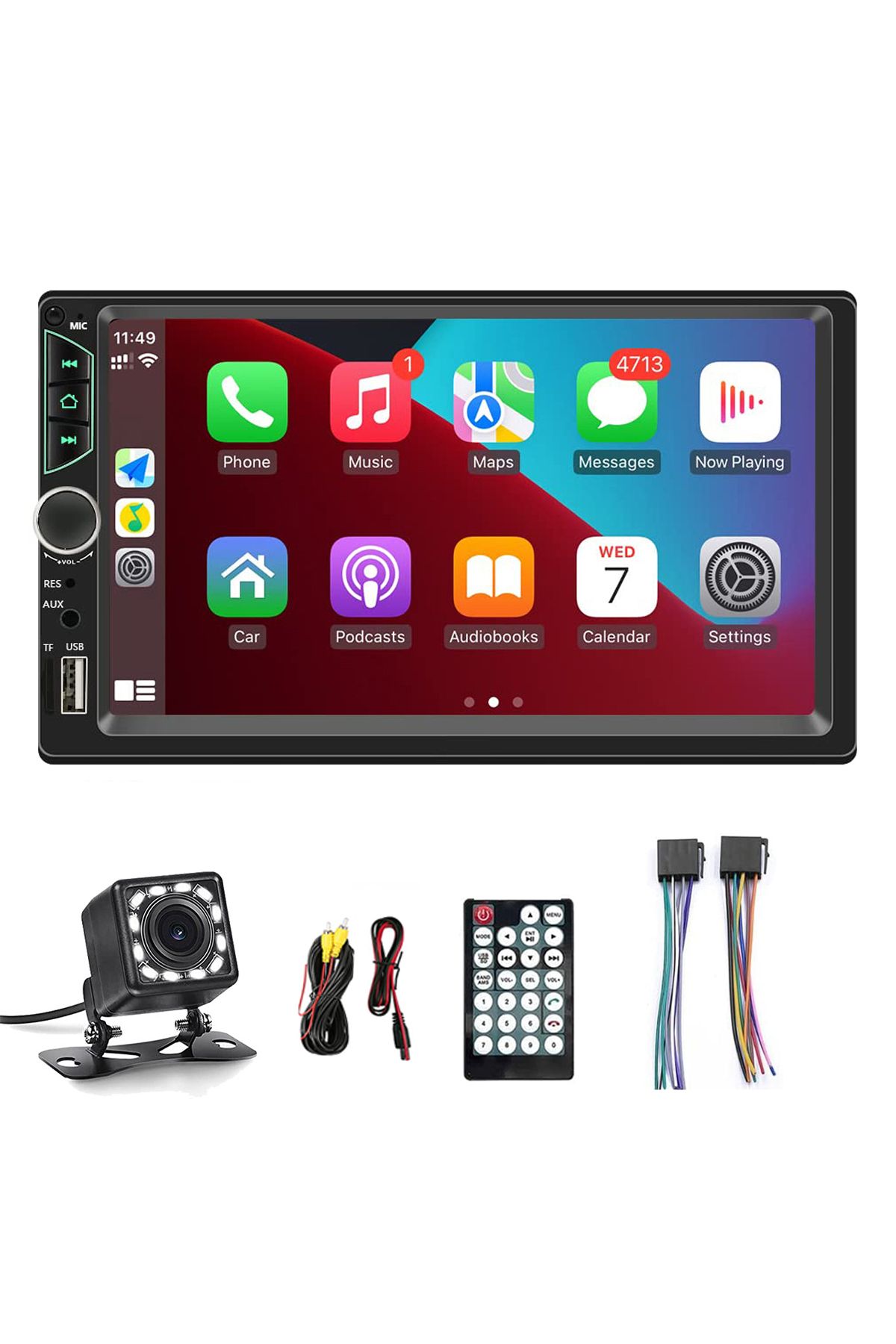 Choice-7 Inch Universal Car Radio Stereo 2 Din Touch Screen Car Video Player Carplay Android Auto with R... 8