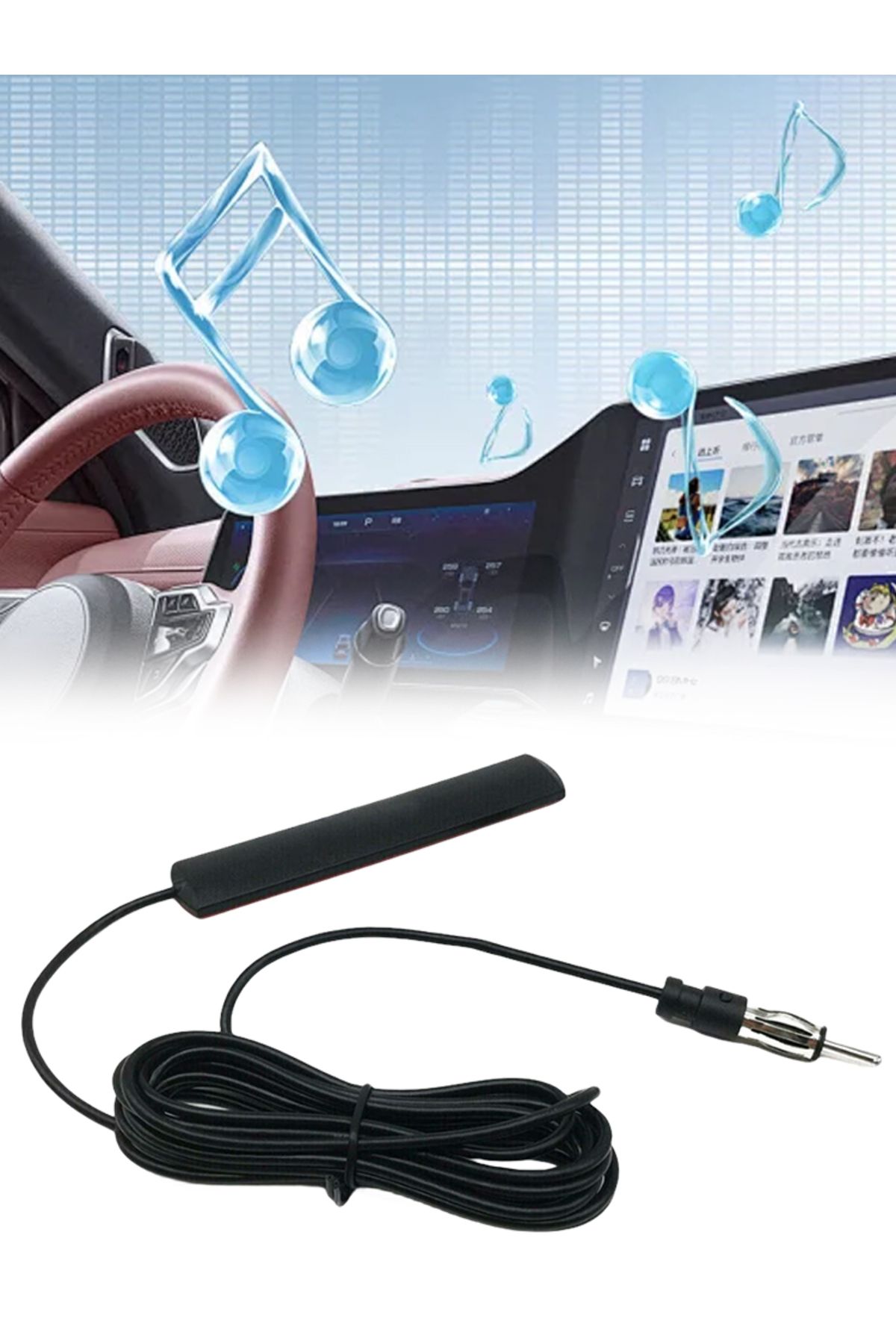 Choice-DC 5-12V Car Electronic Radio Antenna Car Hidden Amplified Antenna Signal Amplifier Booster Anten... 7