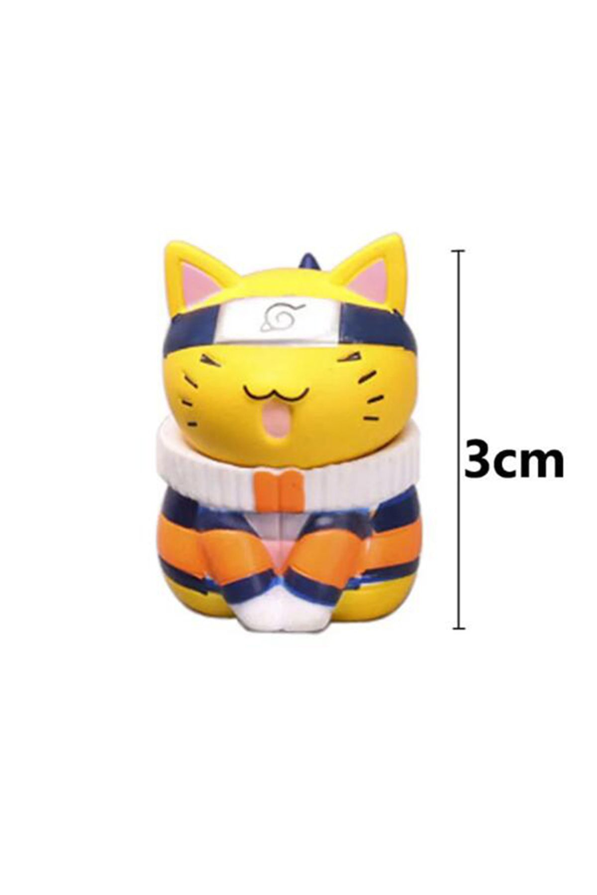 Choice-8Pcs/Lot Anime Cat Naruto PVC Lovely Q Version Doll Gaara Kakashi Action Figurine Desktop Decorat... 6
