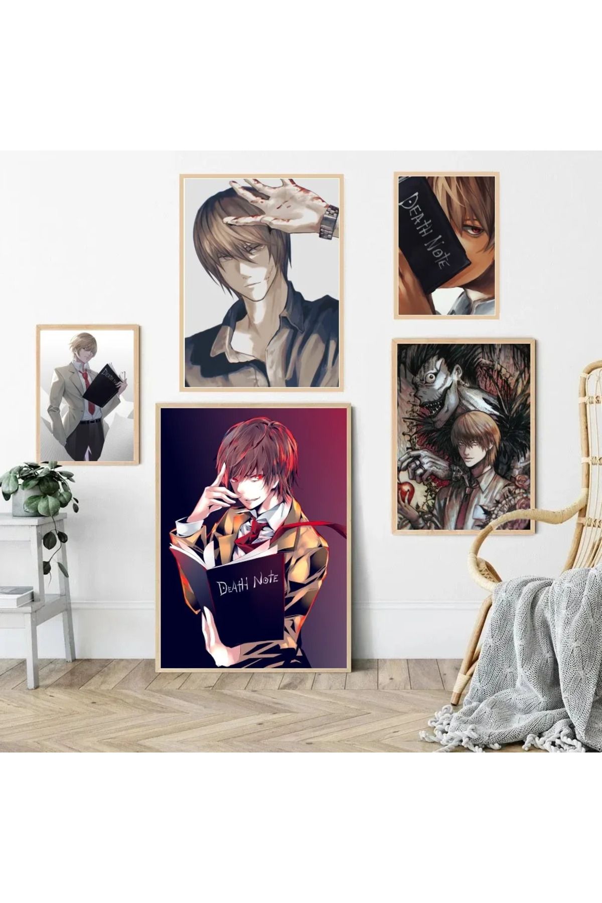 KAYOU-1pc Hot Anime Death Note Yagami Light Poster HD Posters Home Room Bar Cafe Decor Art Wall Paintin... 6