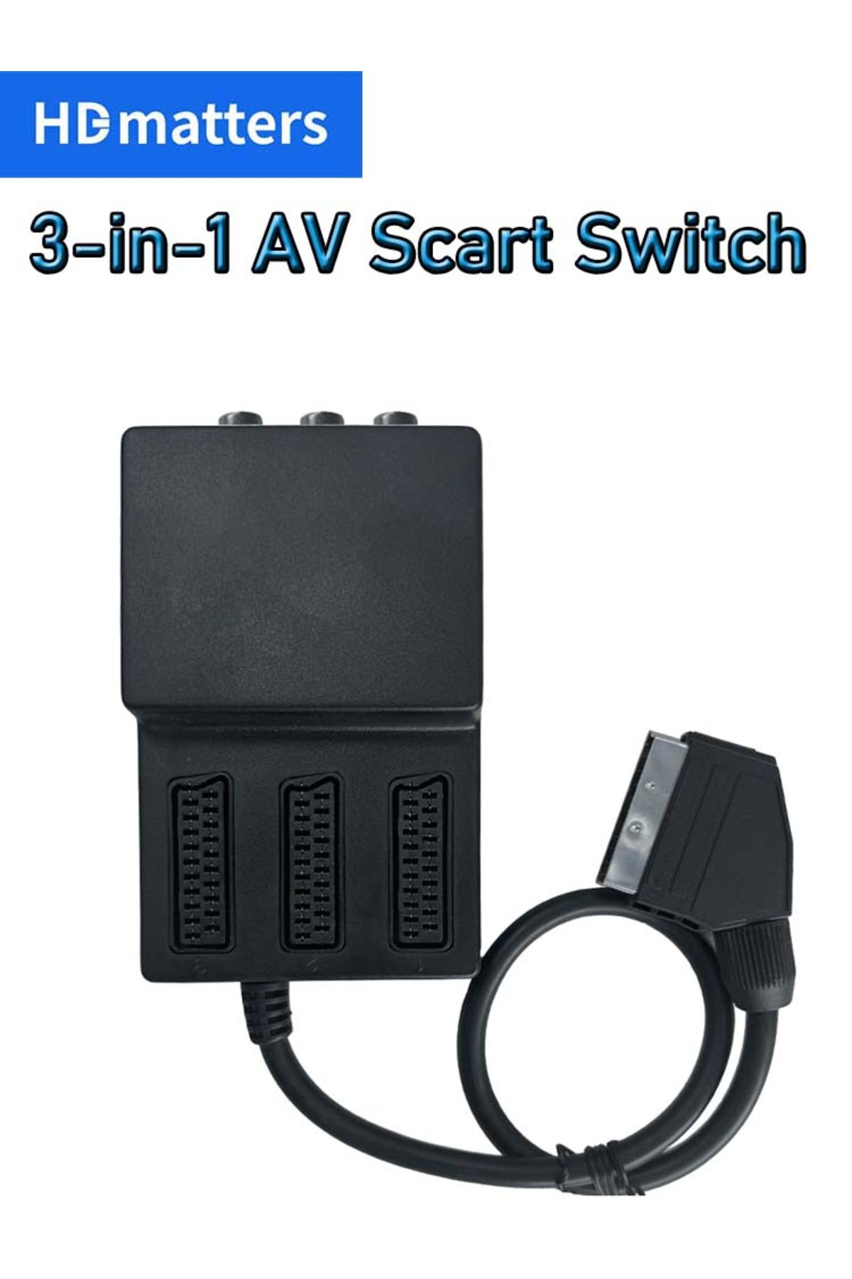 Choice-Scart Switch 3 in 1 out composite AV Switch with manual button EU Scart 3X1 Switcher SCART Male t... 8