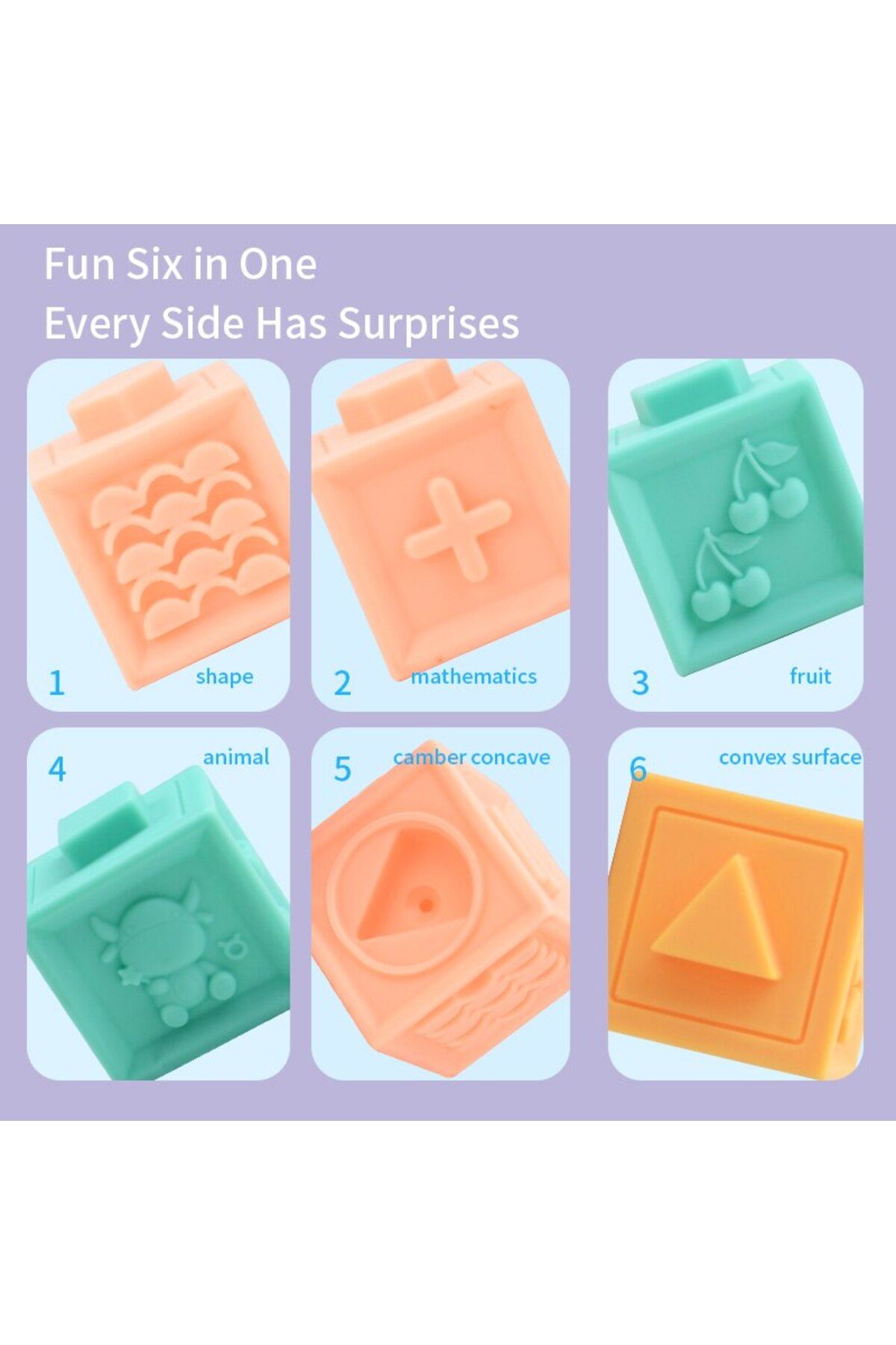 Choice-Baby Blocks Soft Building Blocks Toys for 6 Months Up Toddlers Soft Blocks for Toddlers.Squeeze B... 3